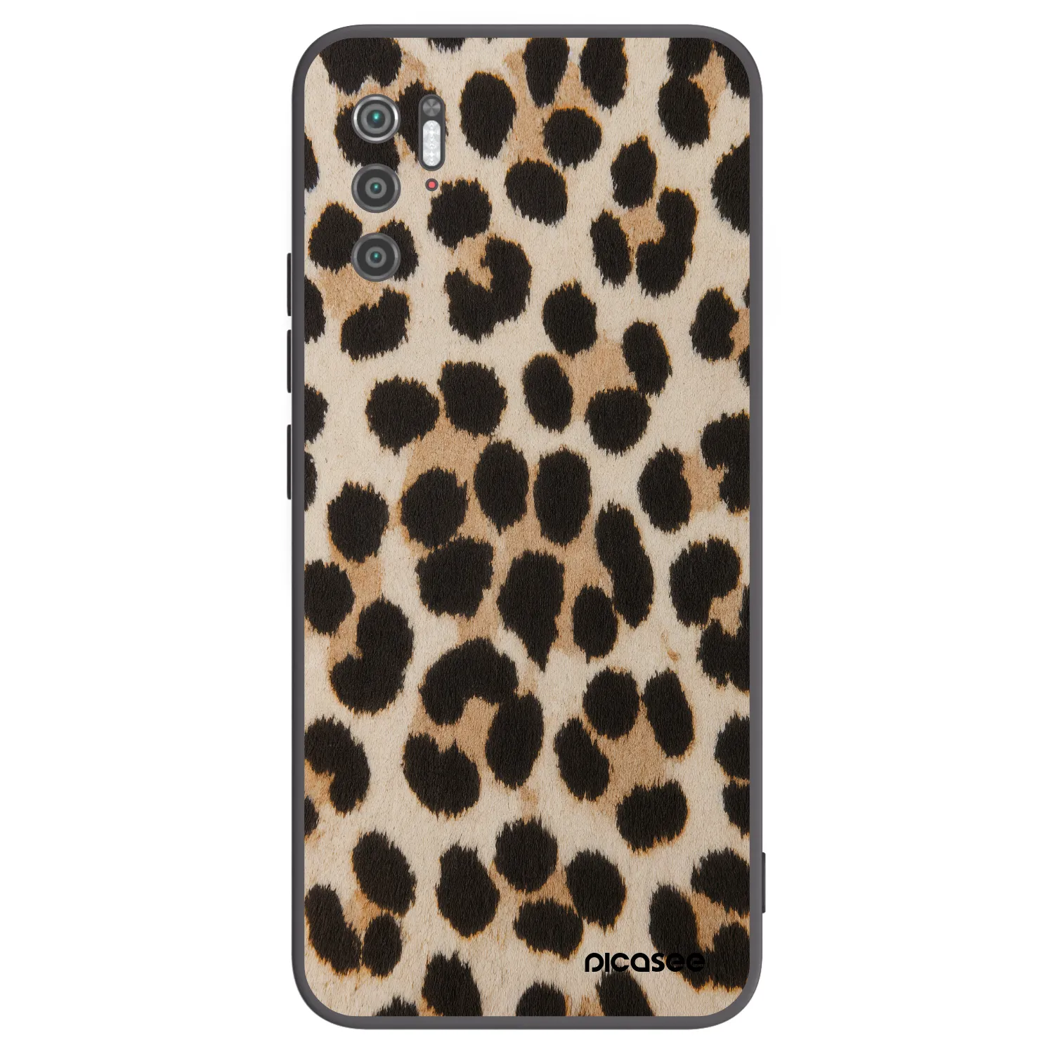 Picasee silikonowe czarne etui na Xiaomi Poco M3 Pro 5G - Brown Tiger