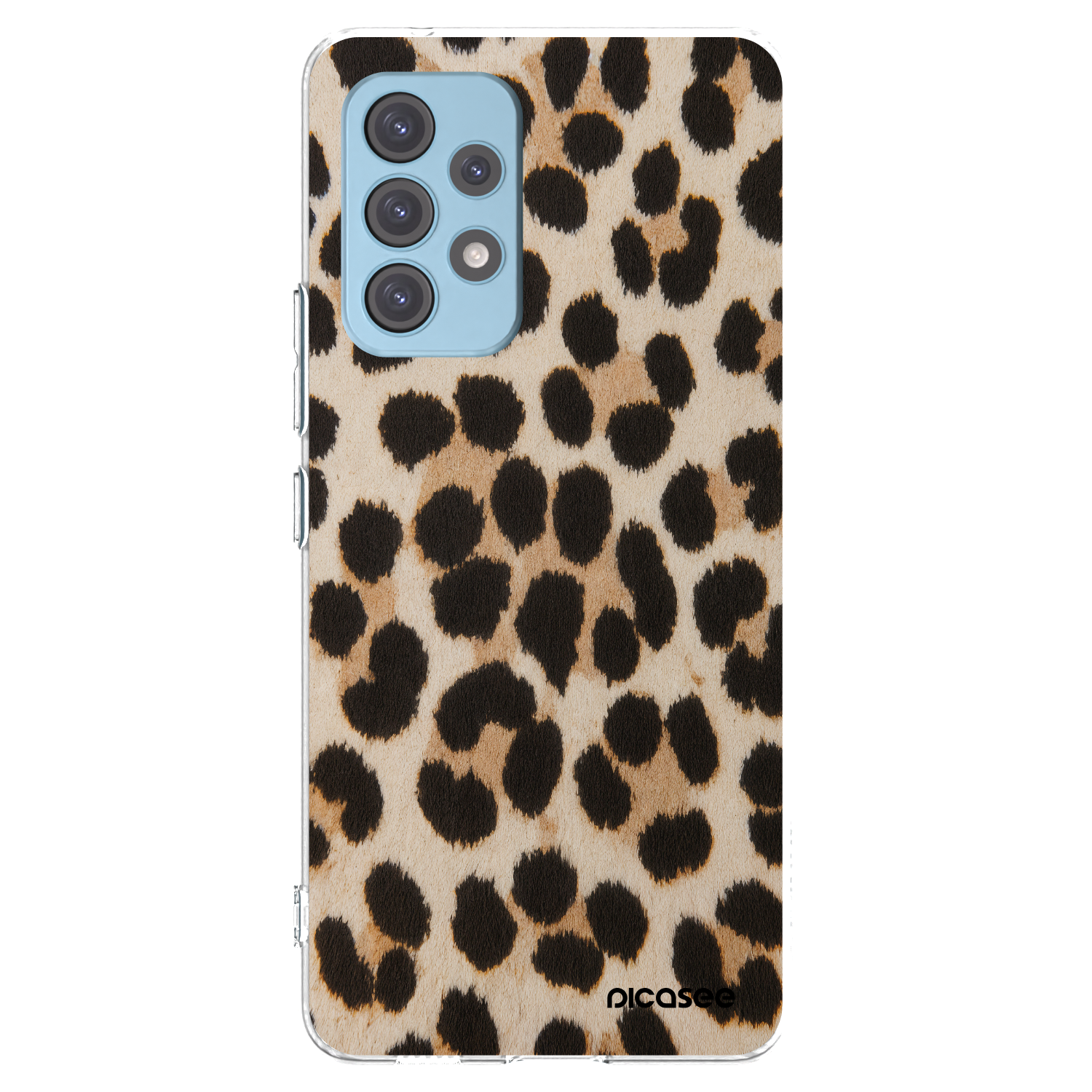 Picasee silikonowe przeźroczyste etui na Samsung Galaxy A53 5G A536 - Brown Tiger