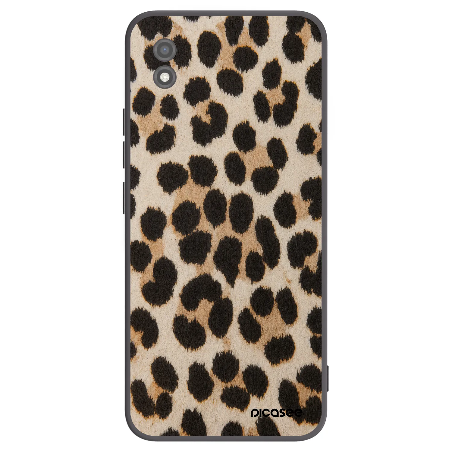 Picasee silikonowe czarne etui na Realme C11 (2021) - Brown Tiger