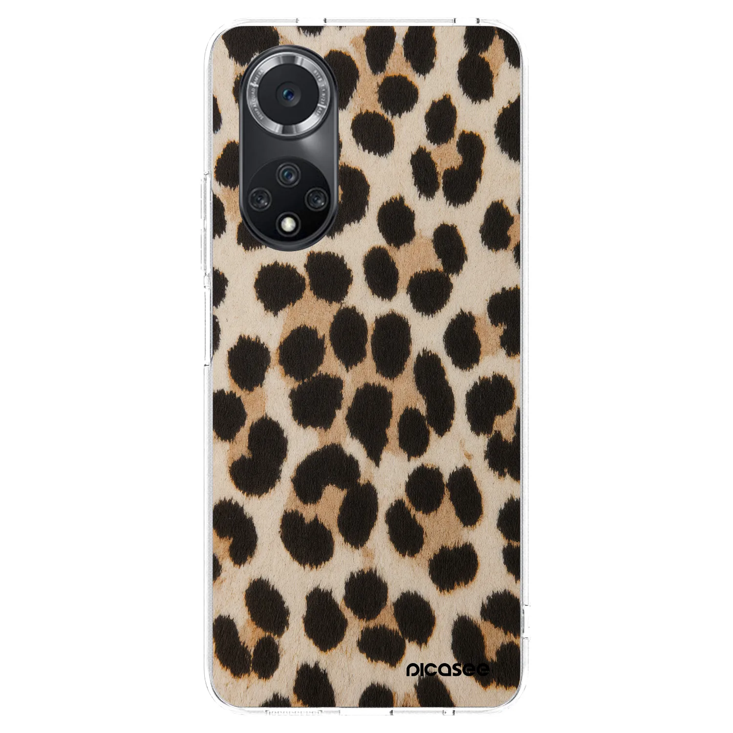 Picasee silikonowe przeźroczyste etui na Huawei Nova 9 SE - Brown Tiger