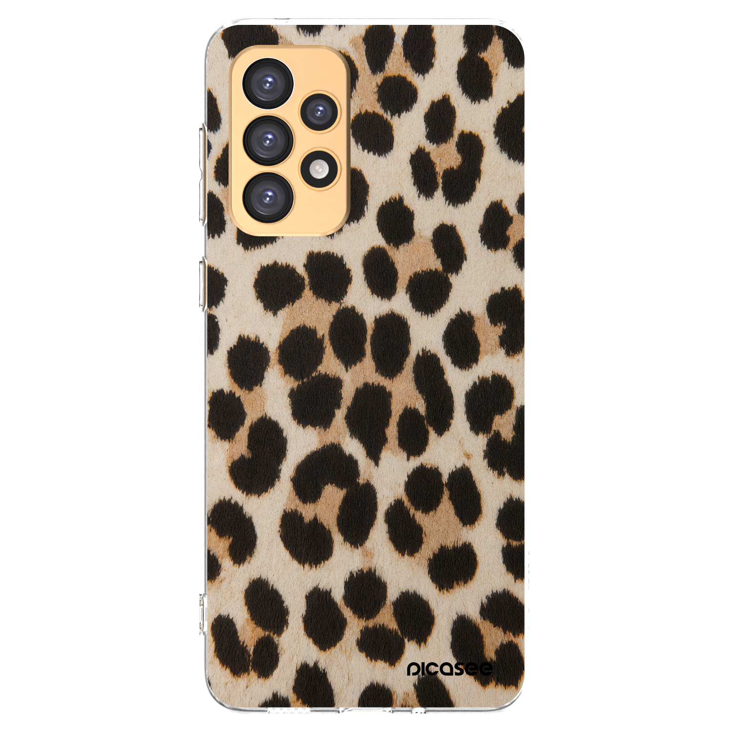Picasee silikonowe przeźroczyste etui na Samsung Galaxy A33 5G A336 - Brown Tiger