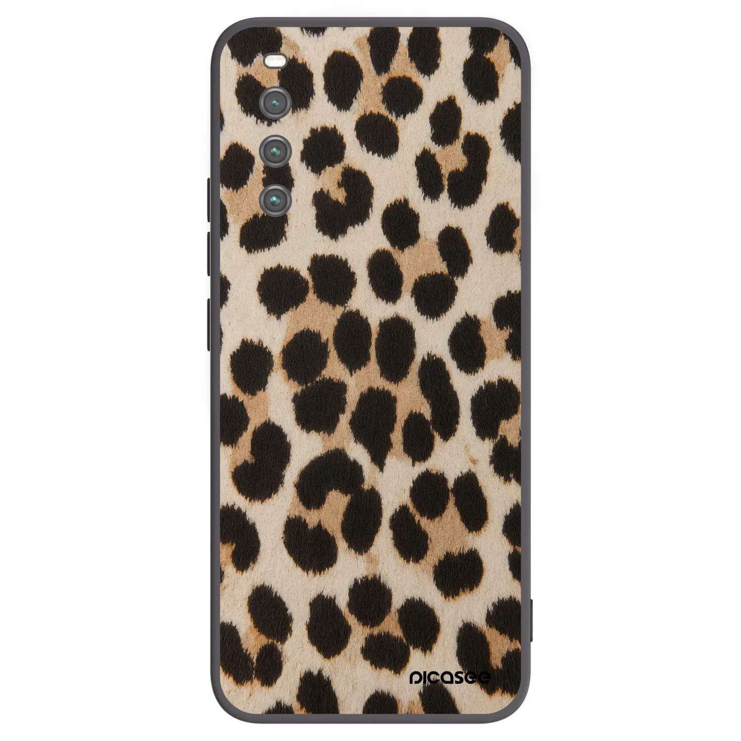 Picasee silikonowe czarne etui na Sony Xperia 10 IV 5G - Brown Tiger