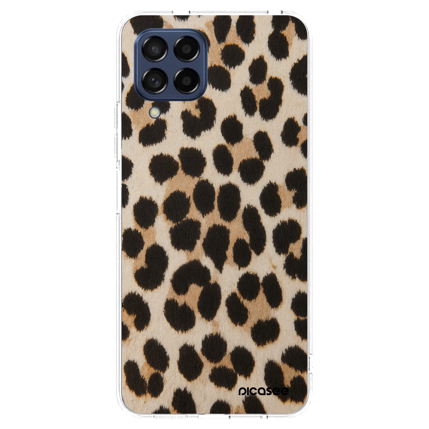 Picasee silikonowe przeźroczyste etui na Samsung Galaxy M53 5G - Brown Tiger