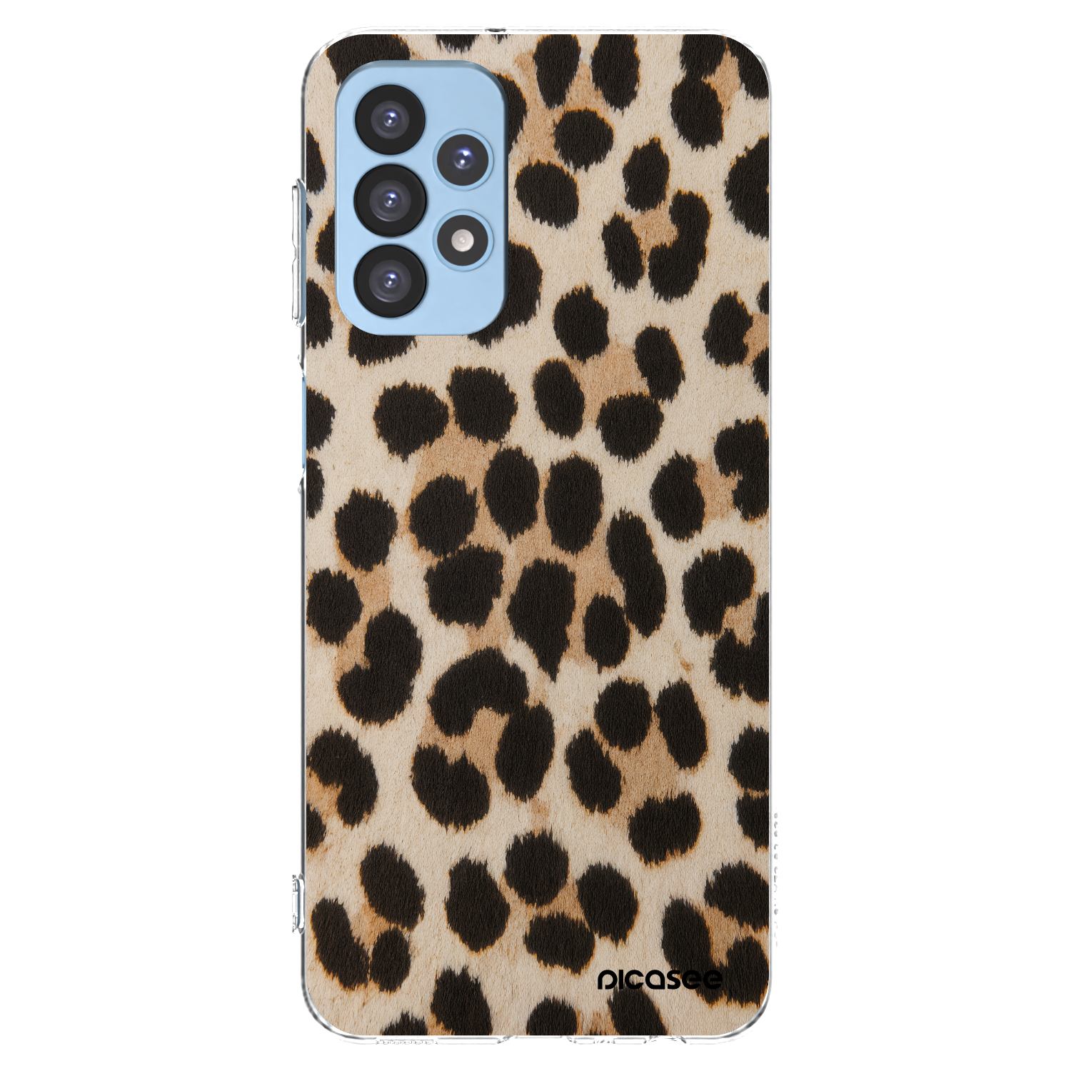 Picasee silikonowe przeźroczyste etui na Samsung Galaxy A23 A235F 4G - Brown Tiger