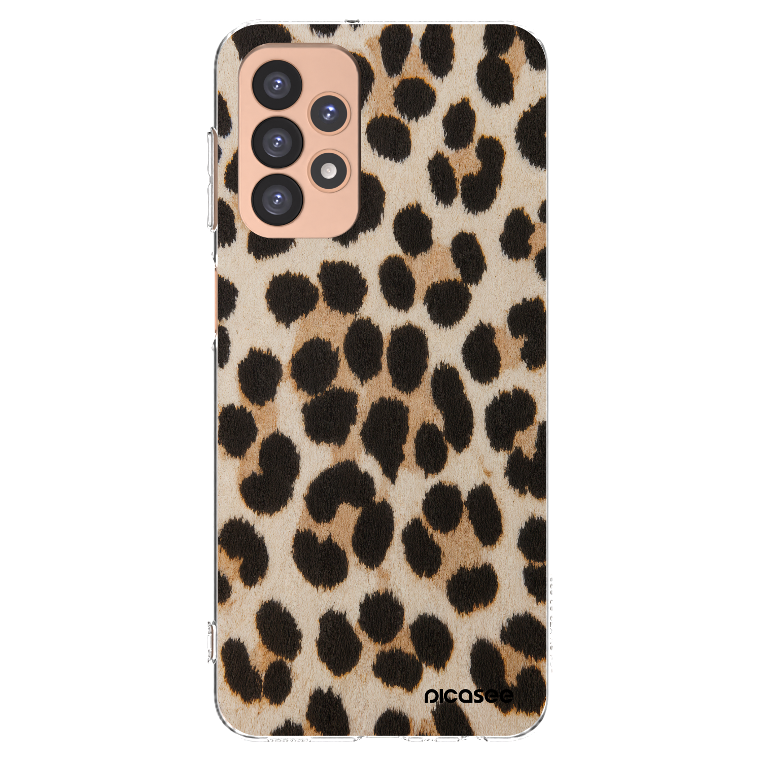Picasee silikonowe przeźroczyste etui na Samsung Galaxy A23 A236B 5G - Brown Tiger