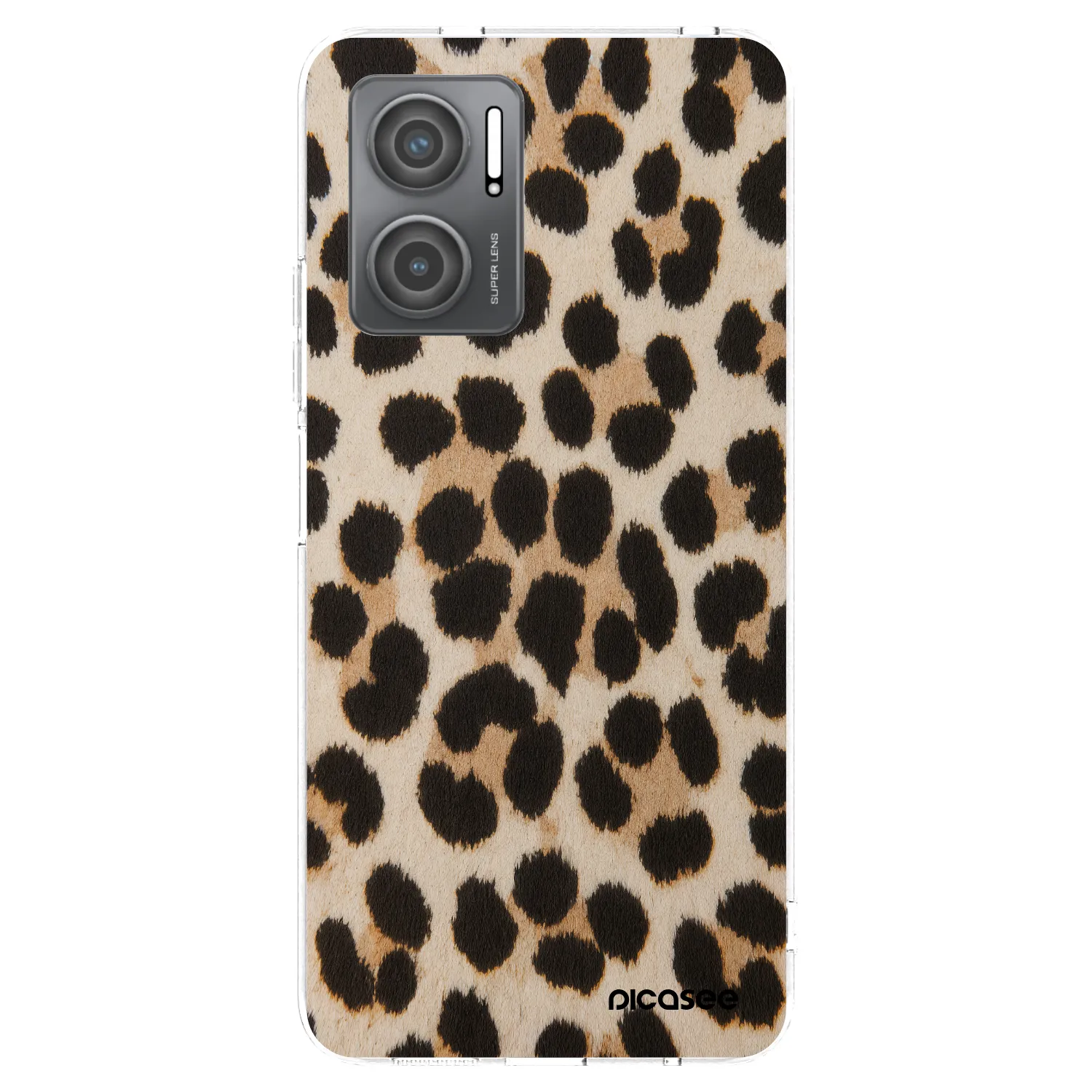 Picasee silikonowe przeźroczyste etui na Xiaomi Redmi 10 5G - Brown Tiger