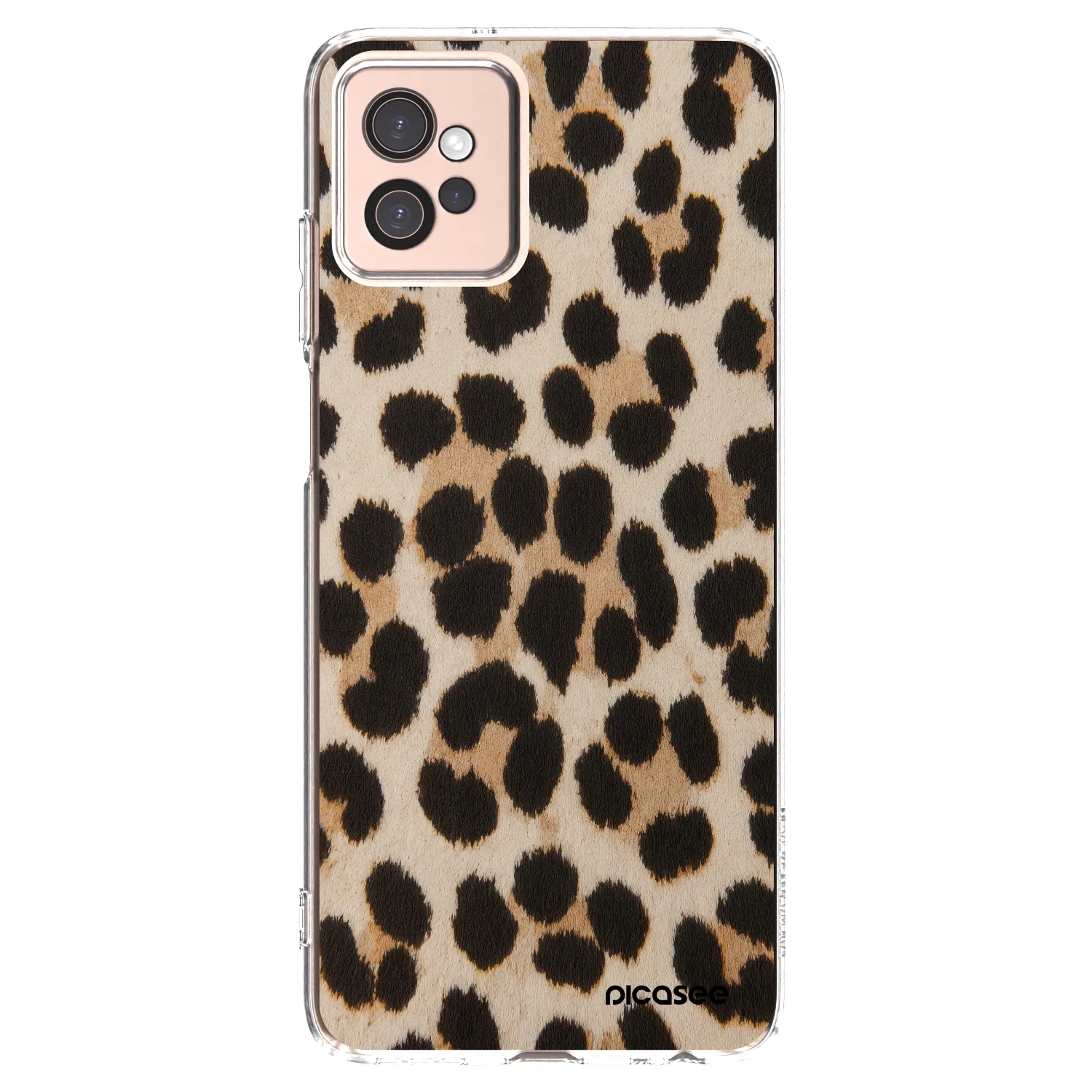 Picasee silikonowe przeźroczyste etui na Motorola Moto G32 - Brown Tiger