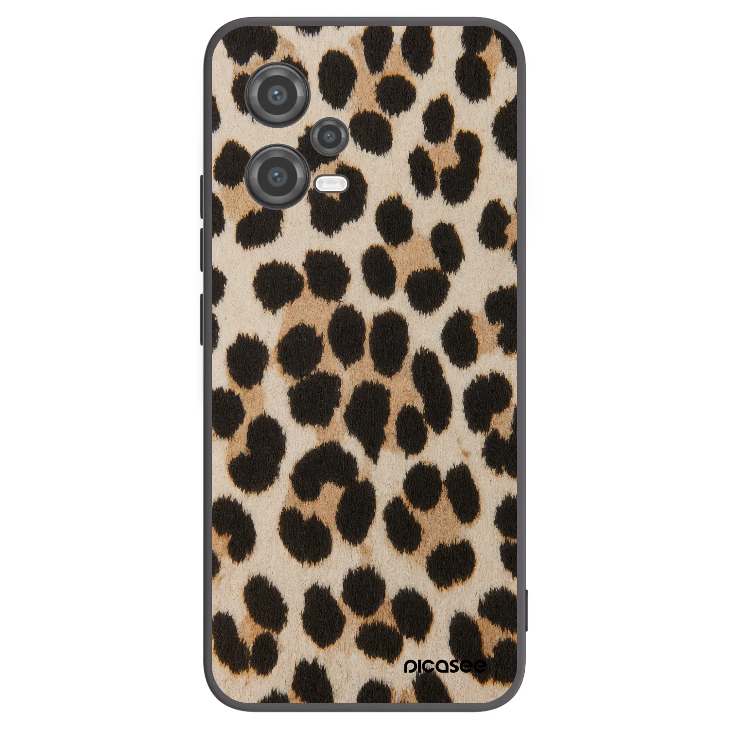 Picasee silikonowe czarne etui na Xiaomi Poco X5 - Brown Tiger