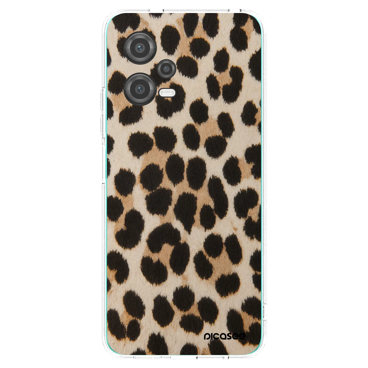 Picasee silikonowe przeźroczyste etui na Xiaomi Poco X5 - Brown Tiger
