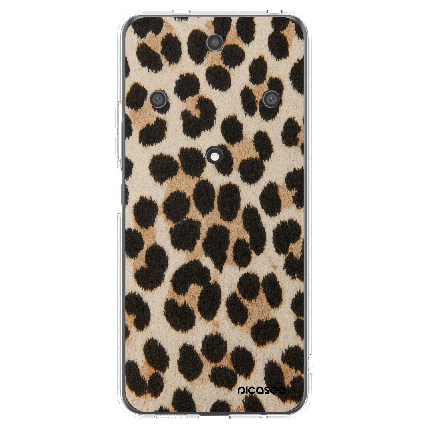 Picasee silikonowe przeźroczyste etui na Honor Magic5 Lite 5G - Brown Tiger