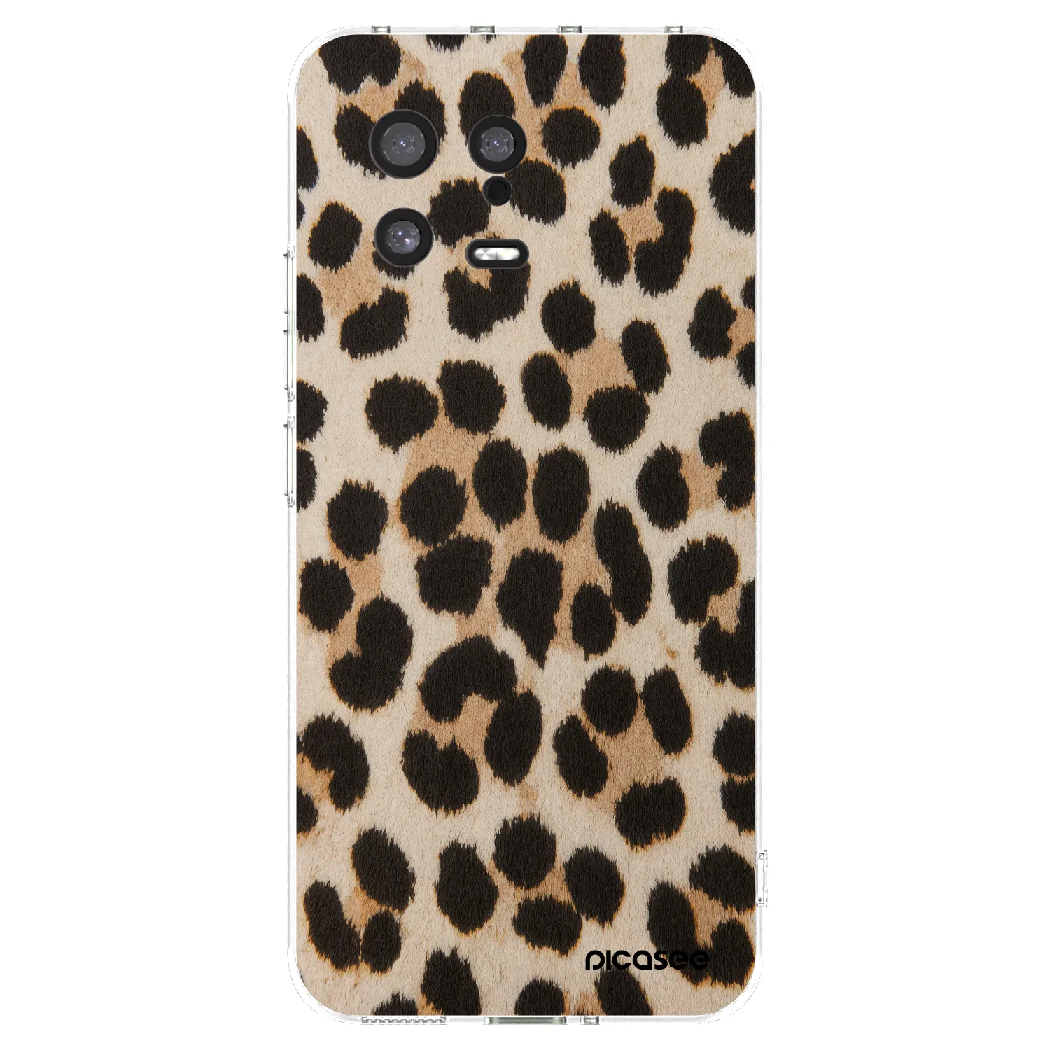 Picasee silikonowe przeźroczyste etui na Xiaomi 13 - Brown Tiger