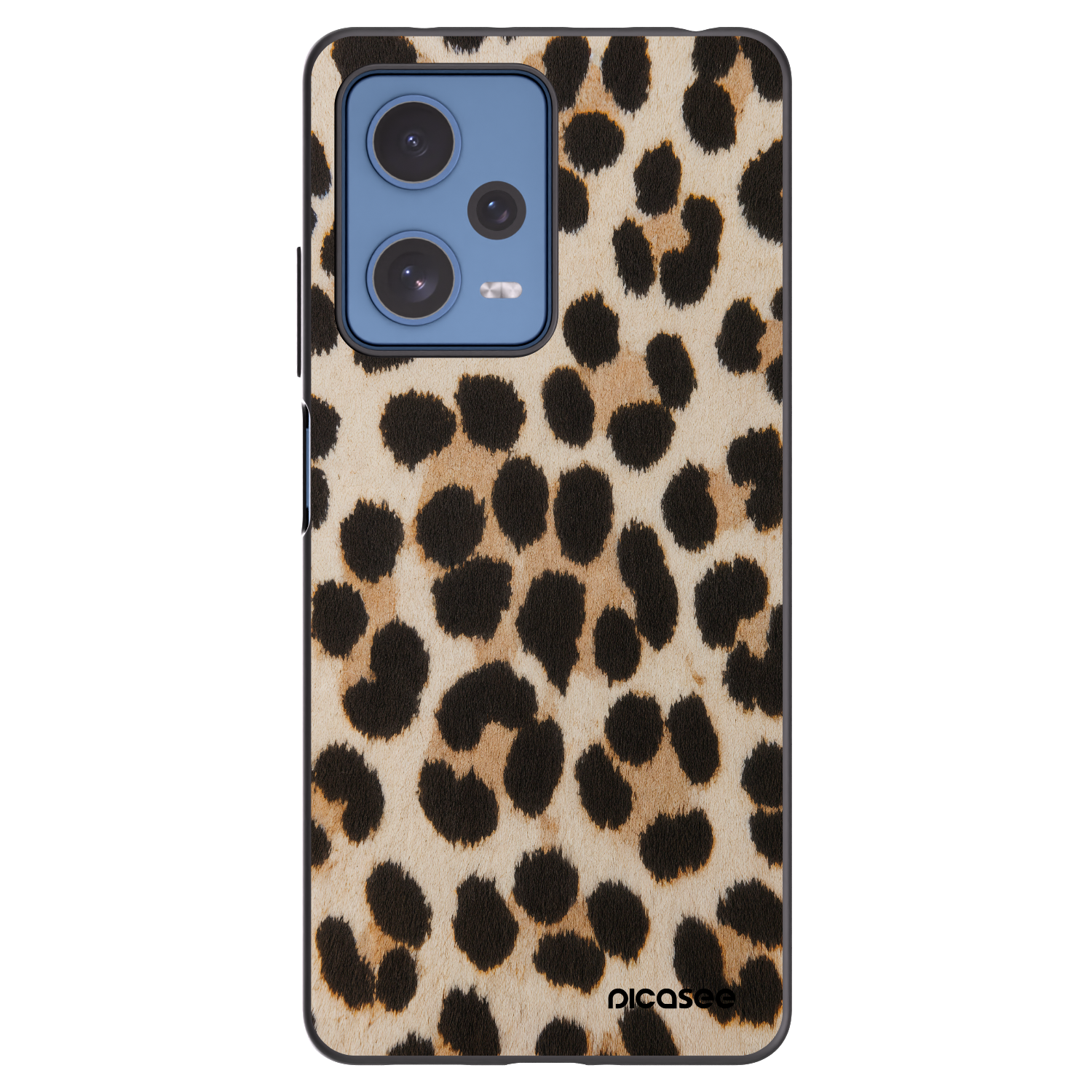 Picasee silikonowe czarne etui na Xiaomi Redmi Note 12 Pro 5G - Brown Tiger