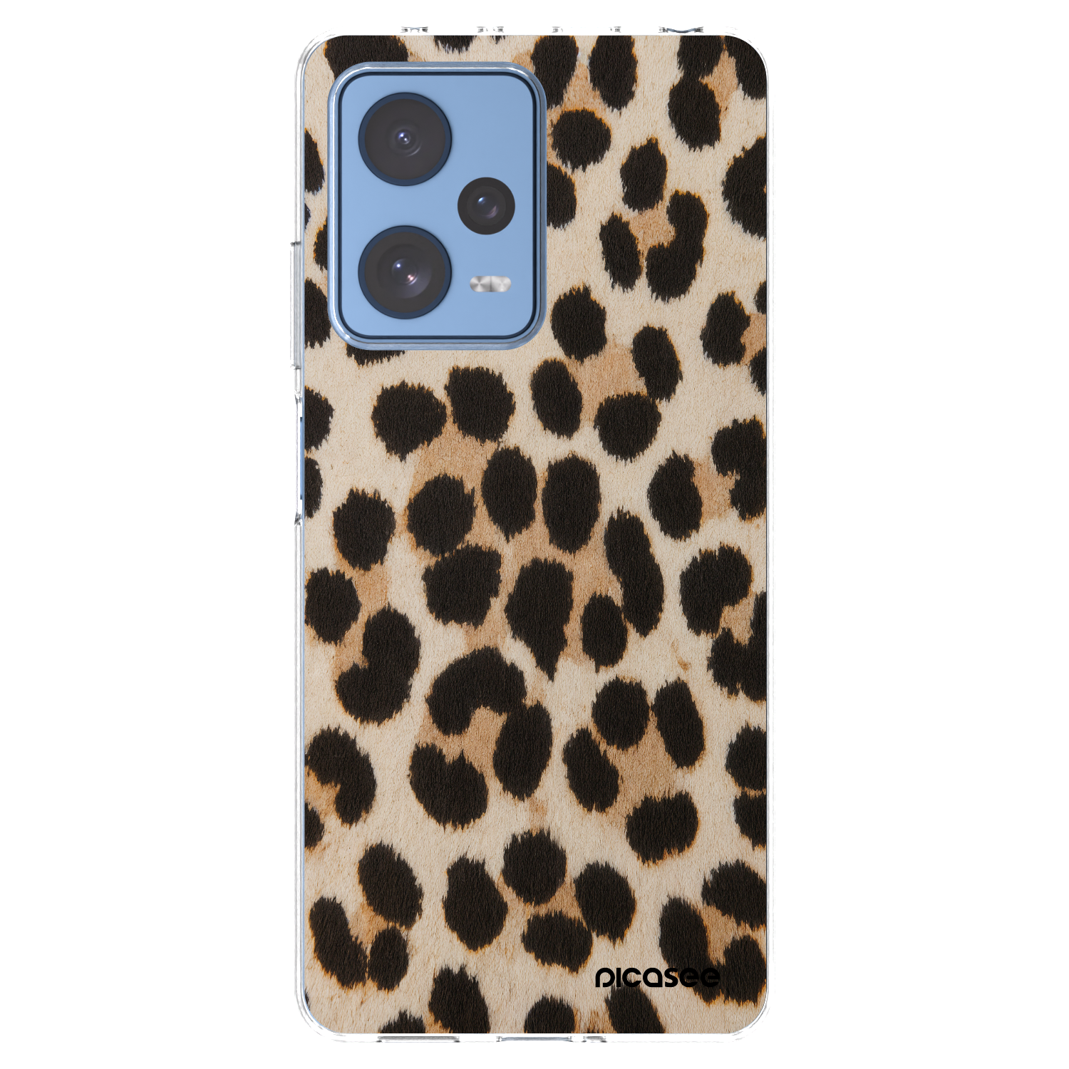Picasee silikonowe przeźroczyste etui na Xiaomi Redmi Note 12 Pro 5G - Brown Tiger