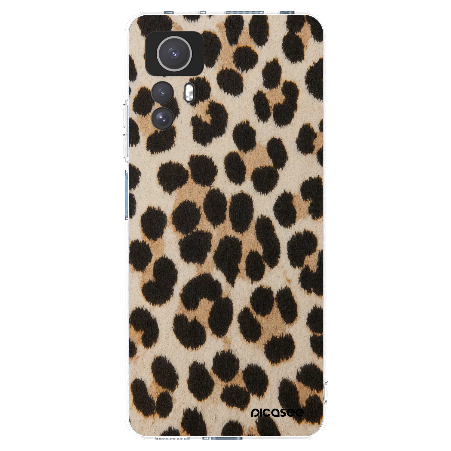 Picasee silikonowe przeźroczyste etui na Xiaomi Redmi Note 12S - Brown Tiger