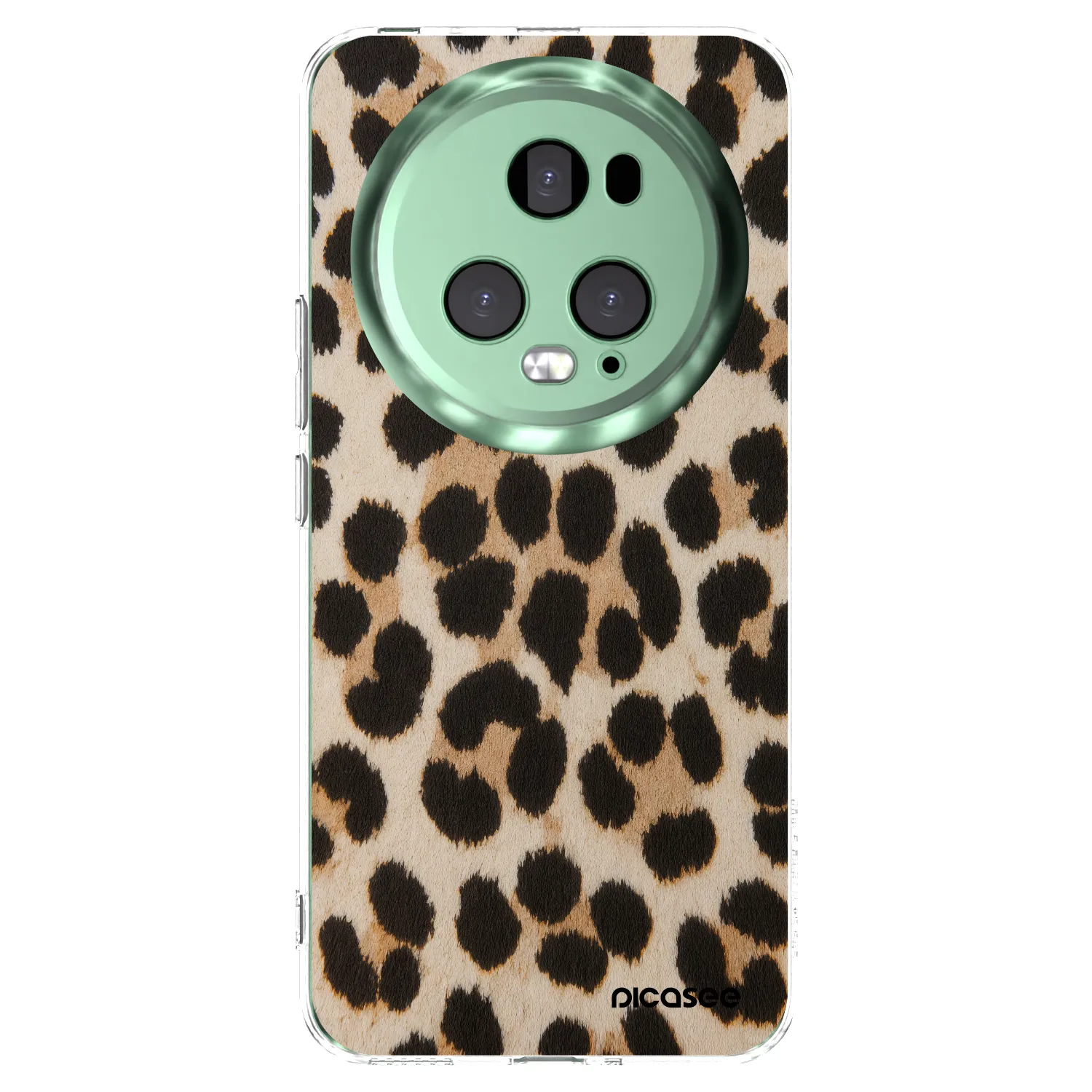 Picasee silikonowe przeźroczyste etui na Honor Magic5 Pro - Brown Tiger