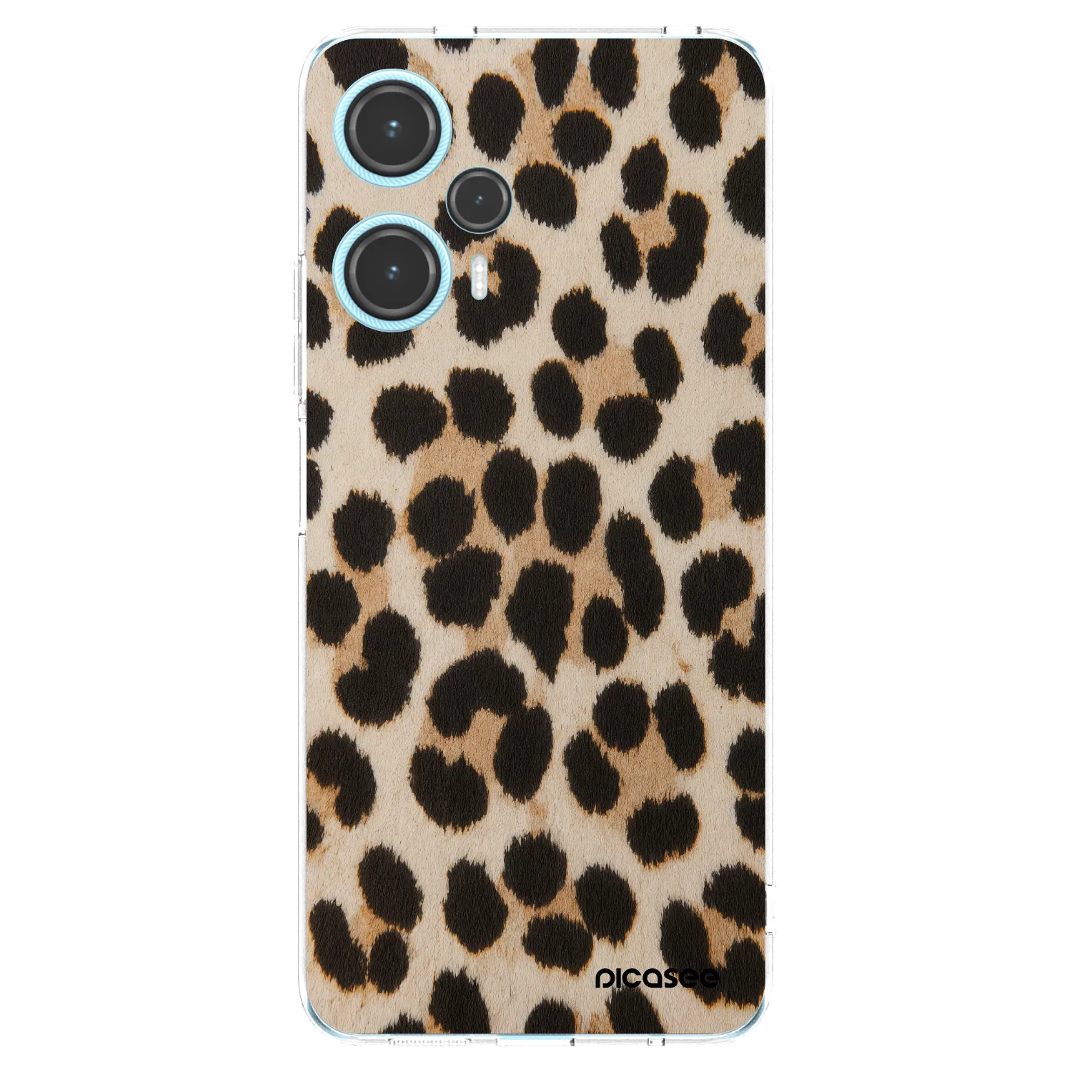 Picasee silikonowe przeźroczyste etui na Xiaomi Poco F5 - Brown Tiger