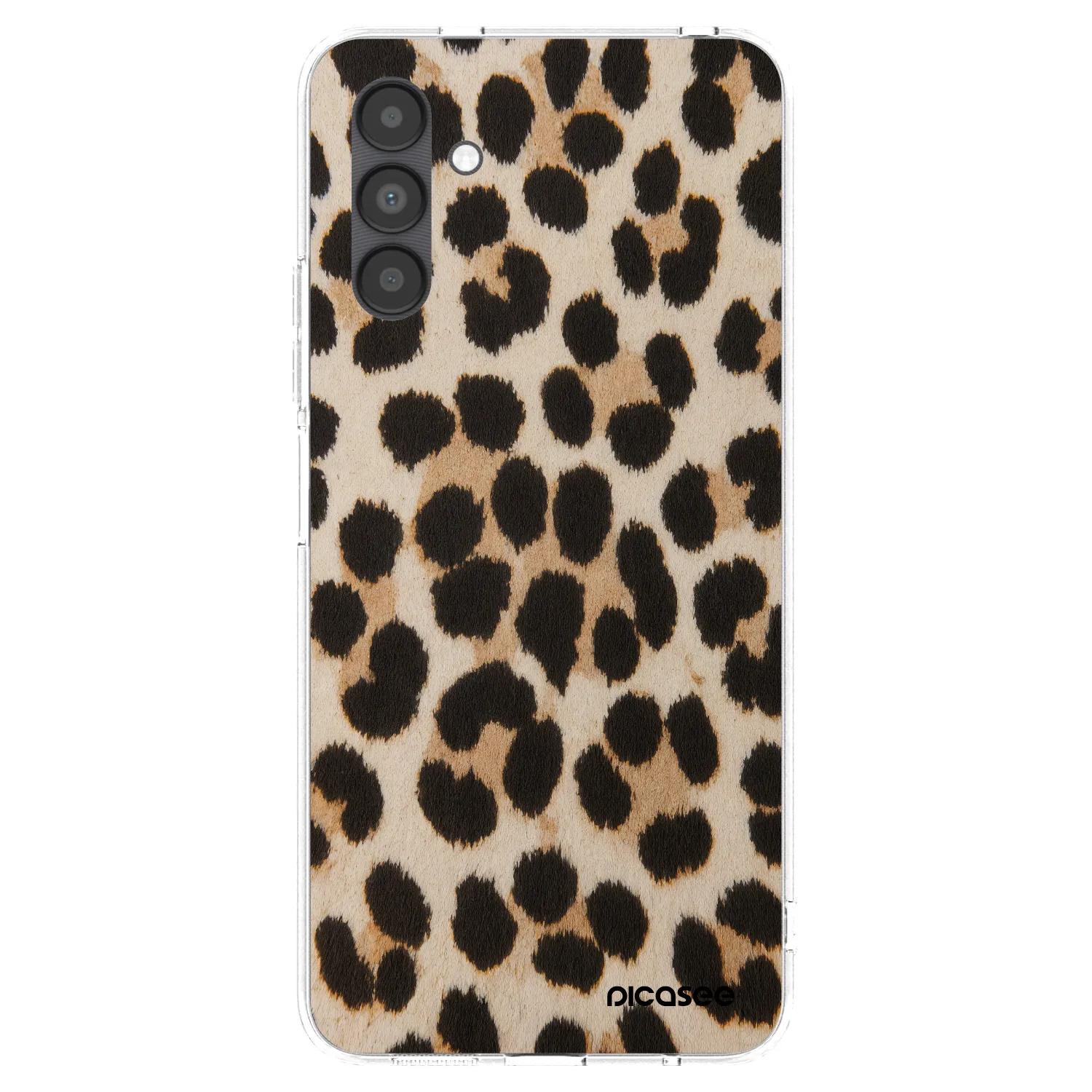 Picasee silikonowe przeźroczyste etui na Samsung Galaxy A04s A047F - Brown Tiger