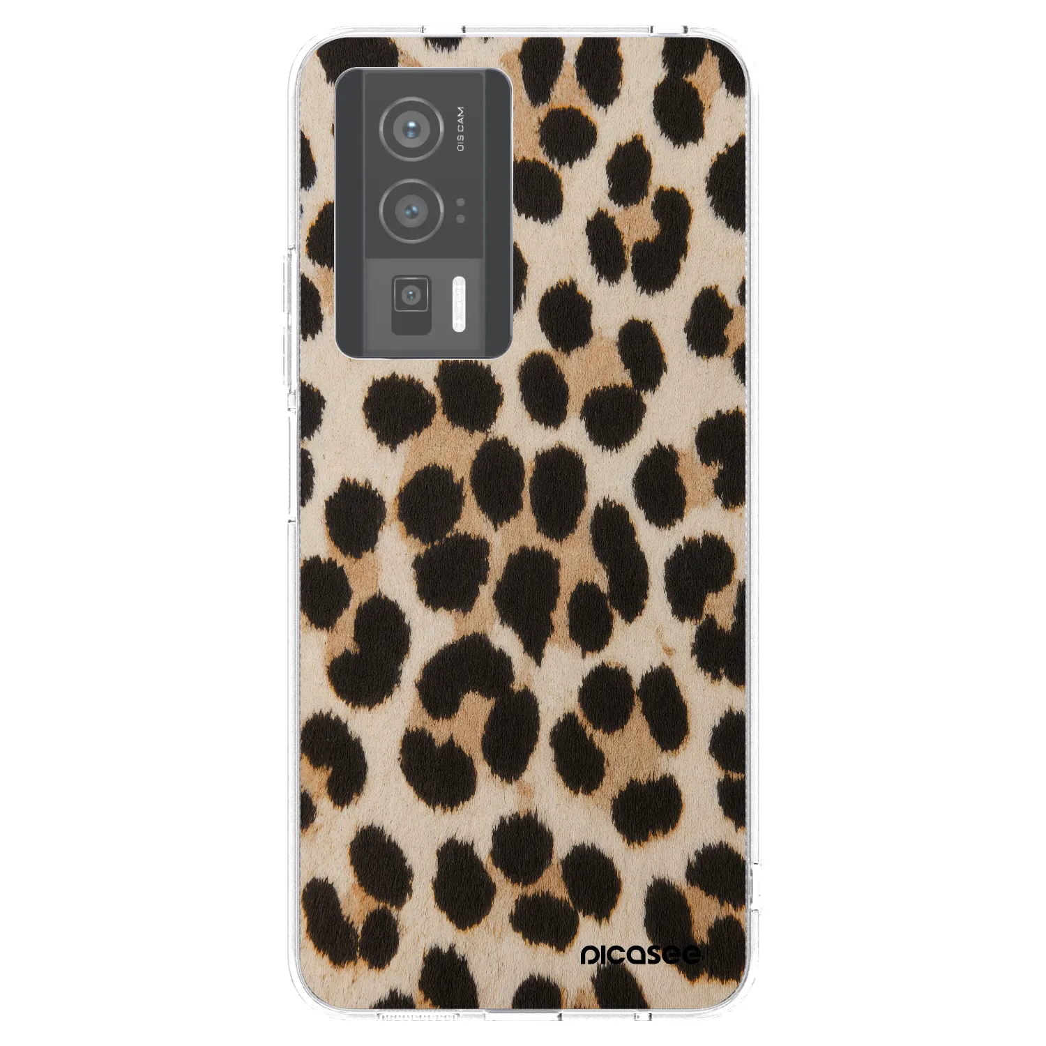 Picasee silikonowe przeźroczyste etui na Xiaomi Poco F5 Pro 5G - Brown Tiger