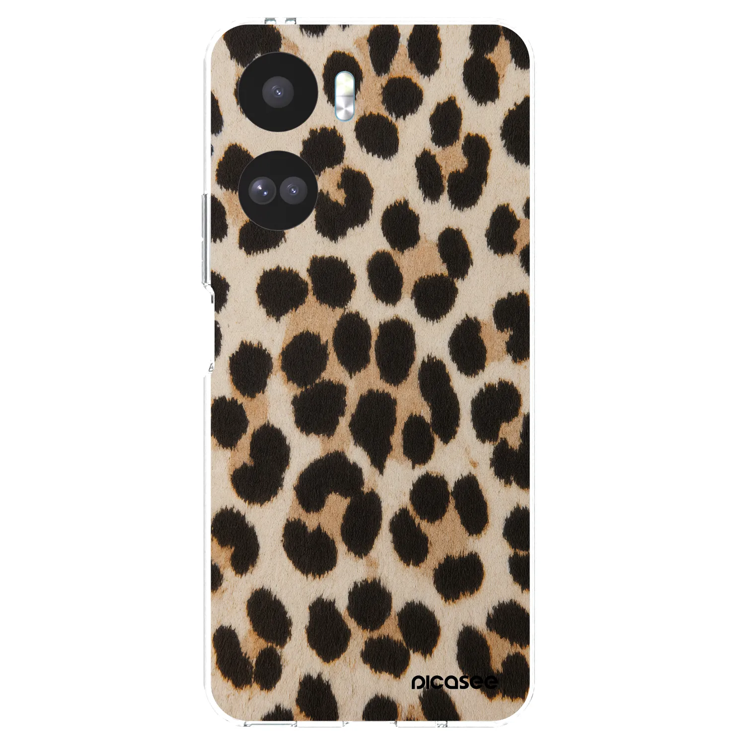 Picasee silikonowe przeźroczyste etui na Honor 90 Lite 5G - Brown Tiger