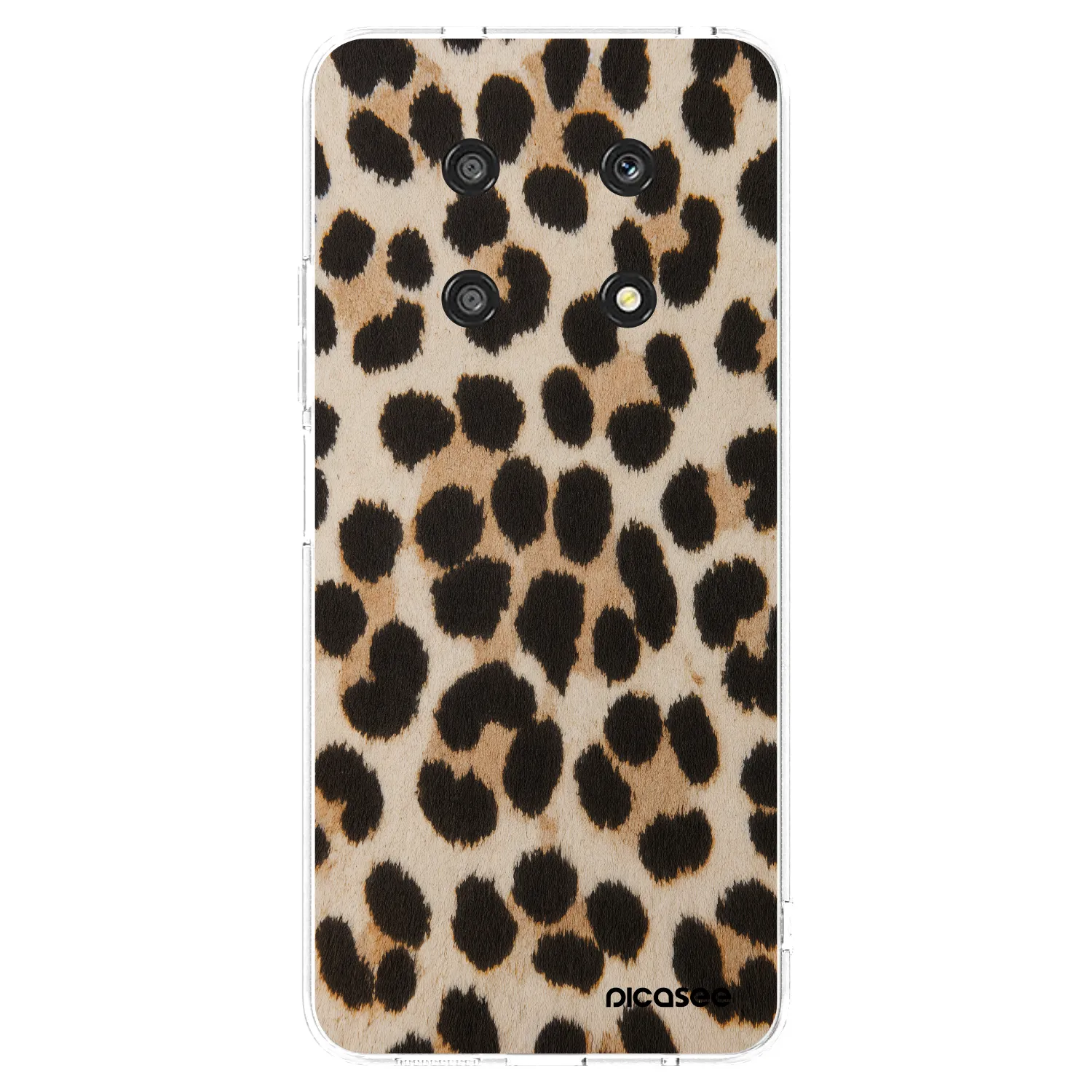 Picasee silikonowe przeźroczyste etui na Honor Magic4 Lite 5G - Brown Tiger