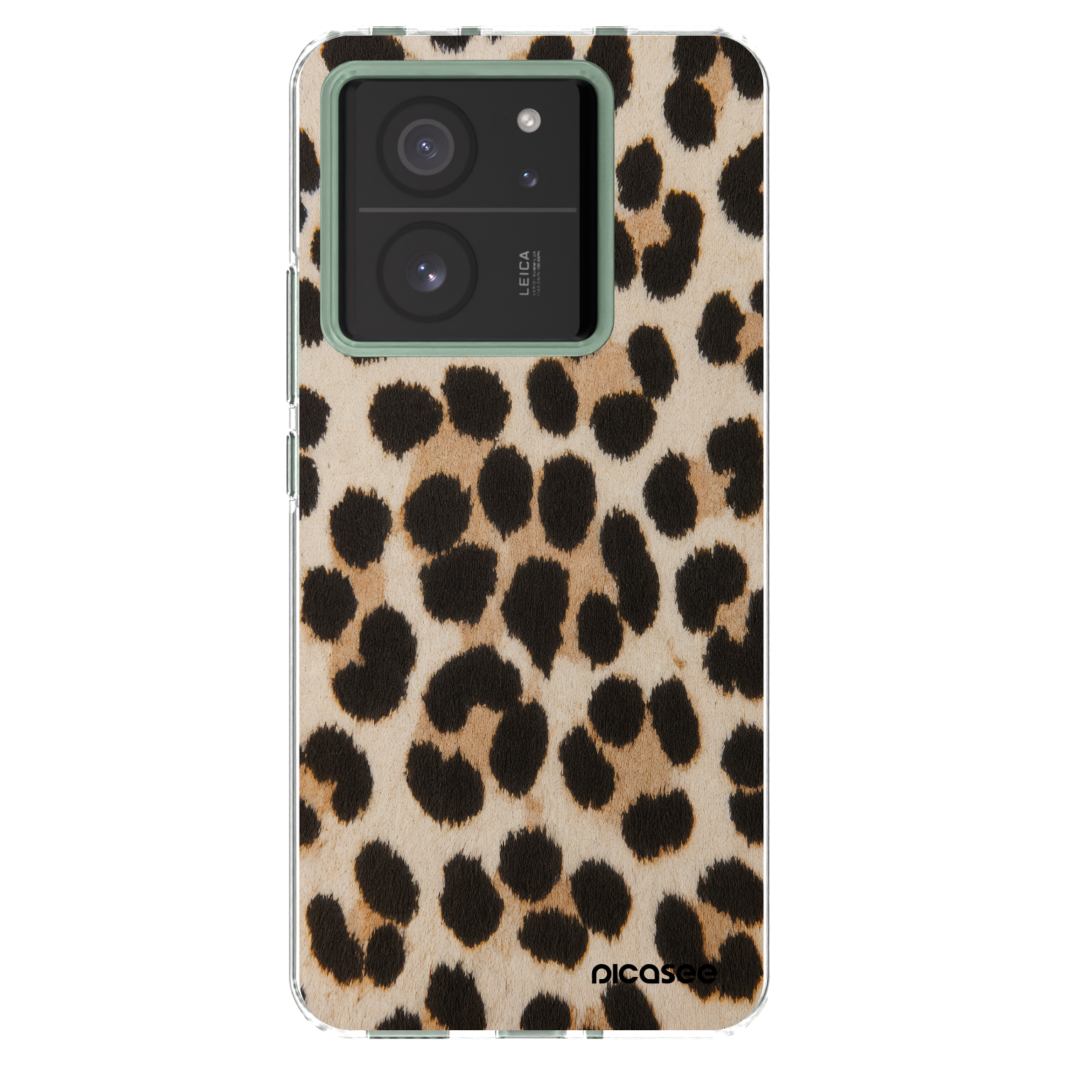 Picasee silikonowe przeźroczyste etui na Xiaomi 13T Pro - Brown Tiger