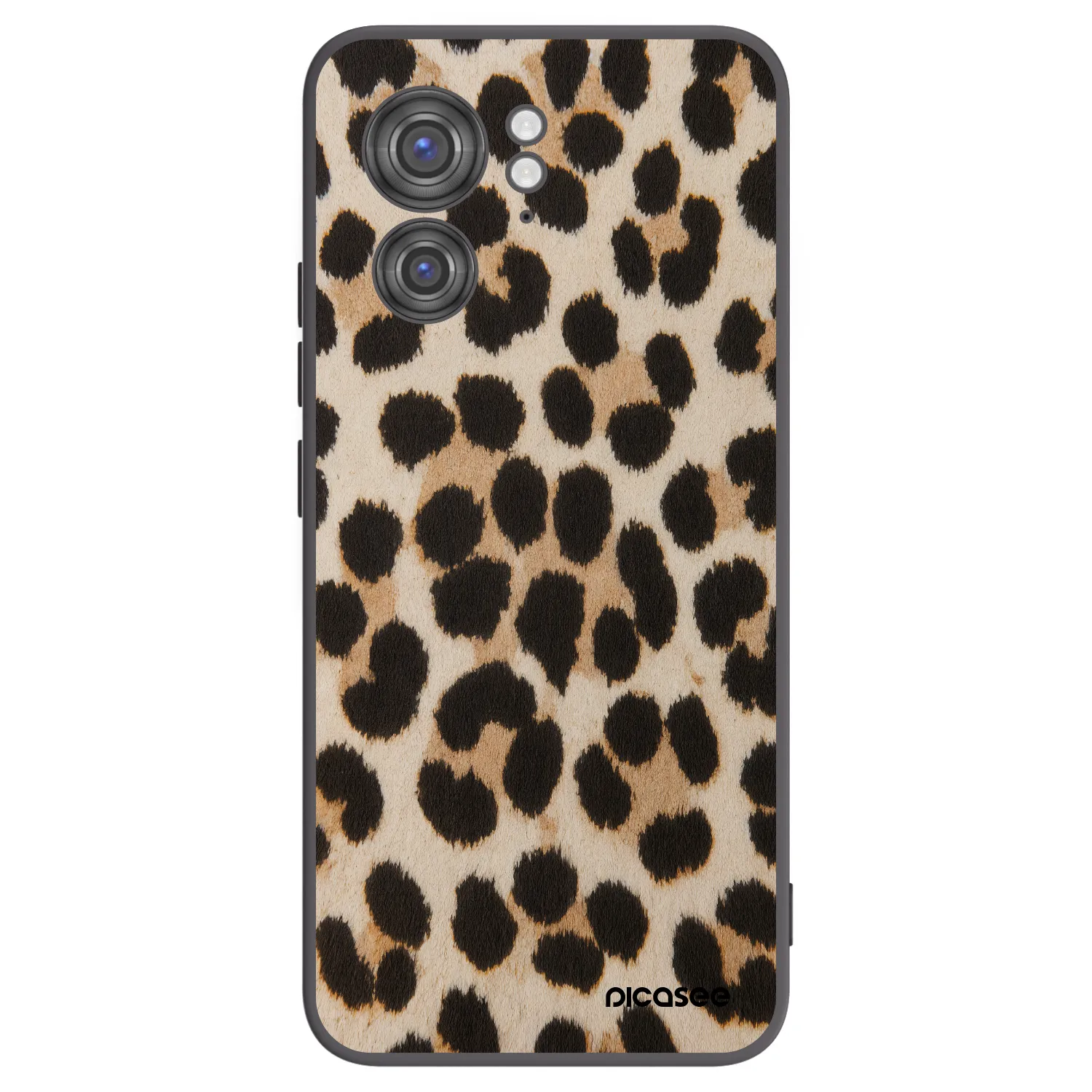 Picasee silikonowe czarne etui na Motorola Edge 40 - Brown Tiger