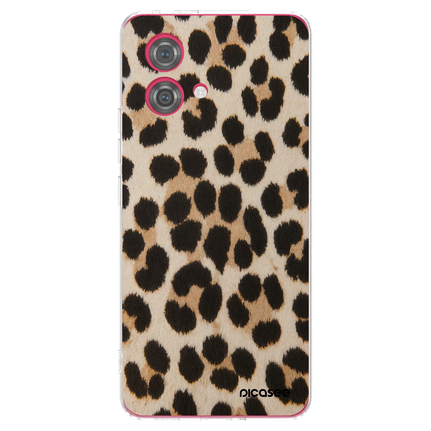 Picasee silikonowe przeźroczyste etui na Motorola Moto G84 5G - Brown Tiger