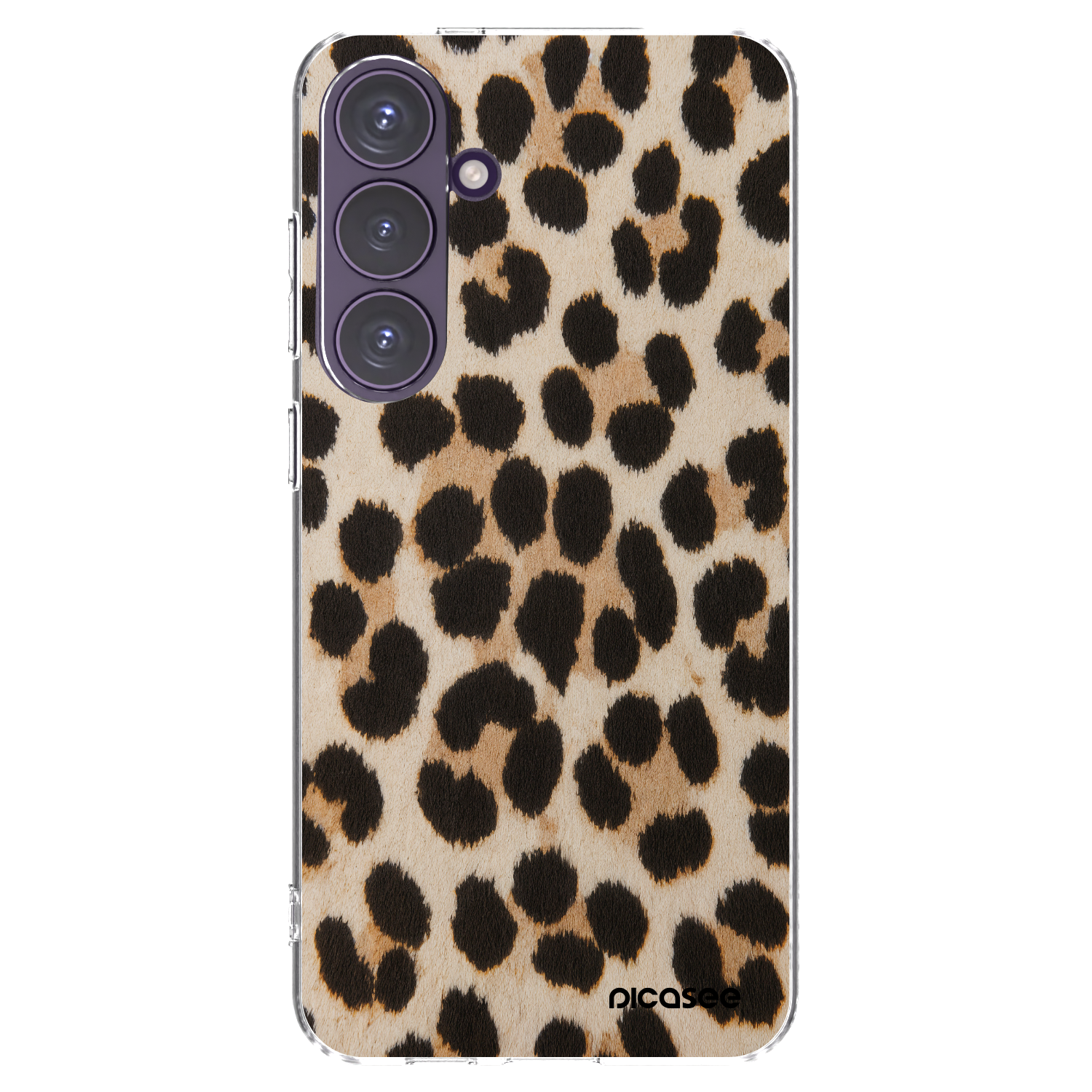 Picasee silikonowe przeźroczyste etui na Samsung Galaxy S24+ S926B 5G - Brown Tiger