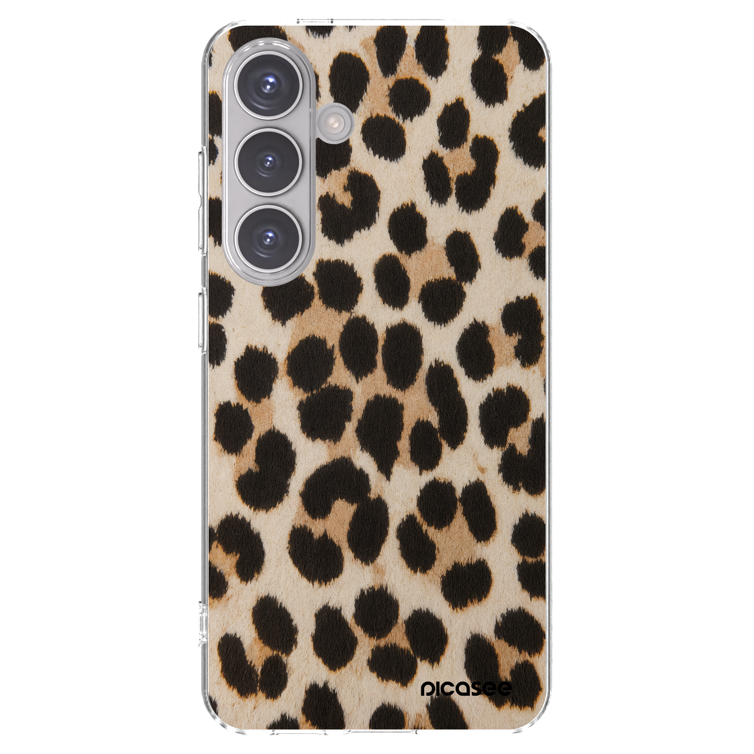 Picasee silikonowe przeźroczyste etui na Samsung Galaxy S24 S921B 5G - Brown Tiger