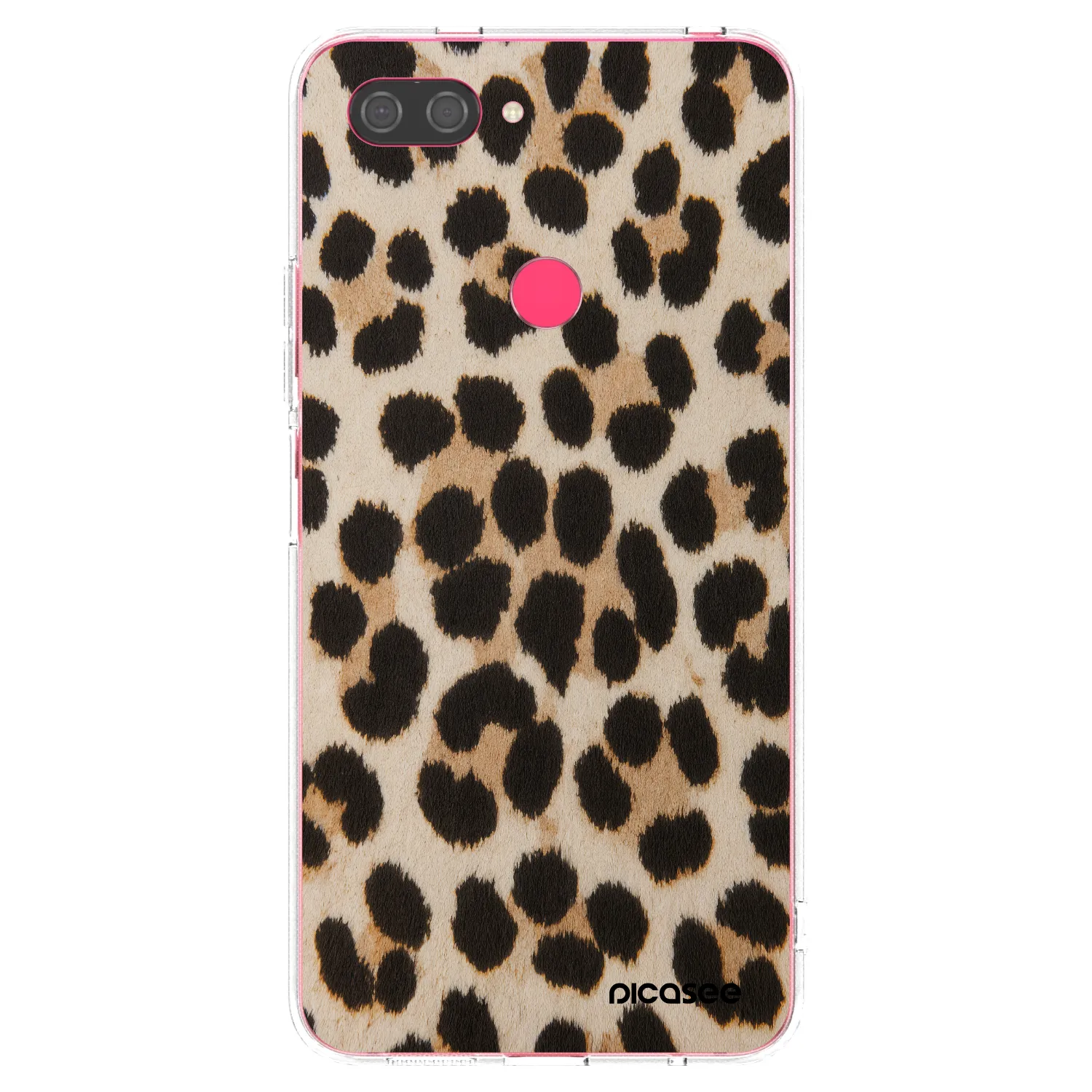 Picasee silikonowe przeźroczyste etui na Xiaomi Mi 8 Lite - Brown Tiger