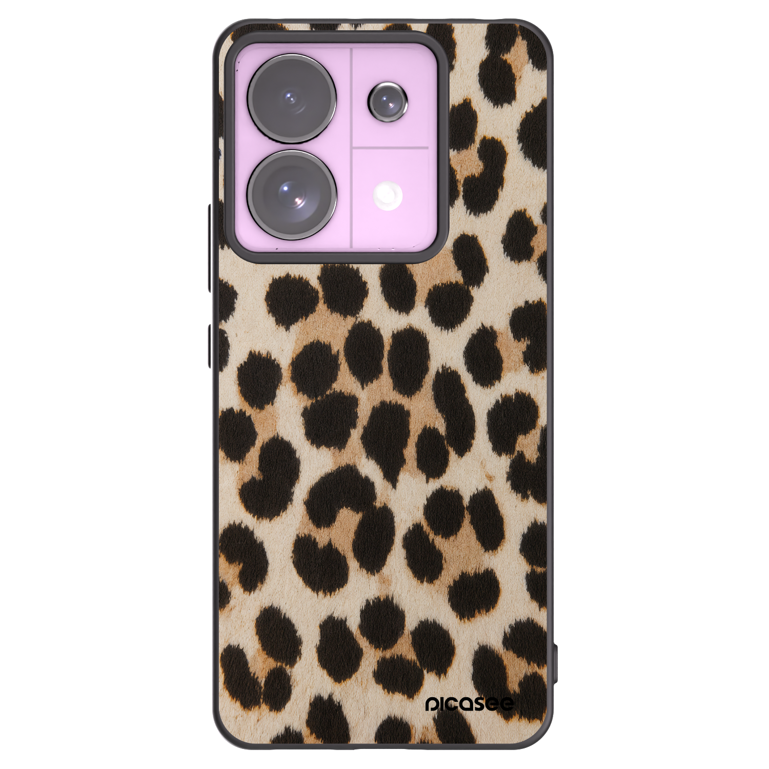 Picasee silikonowe czarne etui na Xiaomi Redmi Note 13 Pro 5G - Brown Tiger