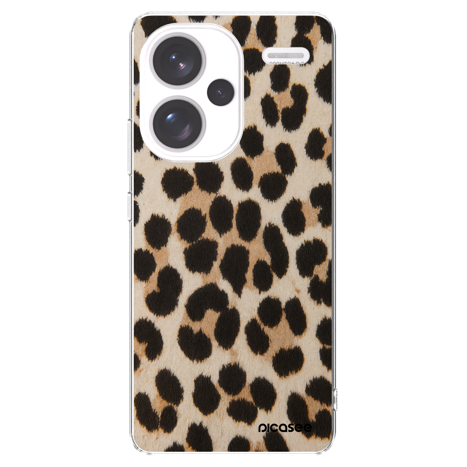 Picasee silikonowe przeźroczyste etui na Xiaomi Redmi Note 13 Pro+ 5G - Brown Tiger
