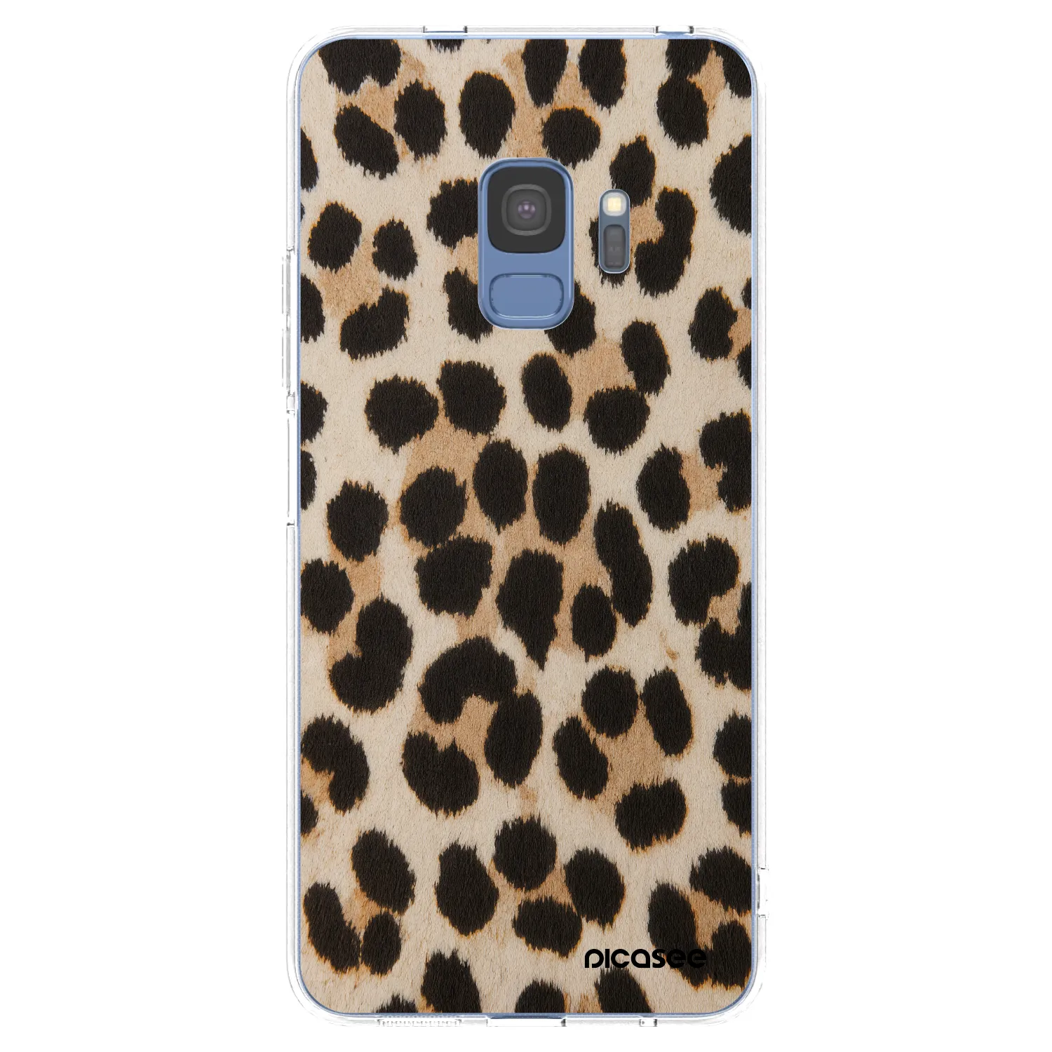 Picasee silikonowe przeźroczyste etui na Samsung Galaxy S9 G960F - Brown Tiger