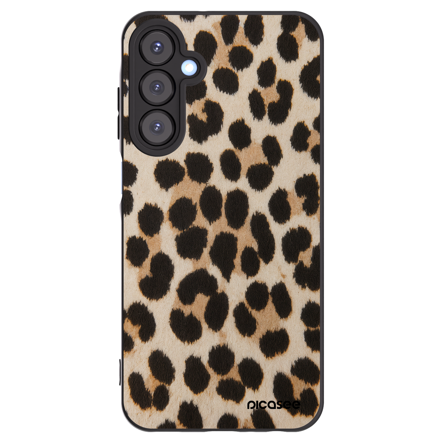 Picasee silikonowe czarne etui na Samsung Galaxy A25 A256B 5G - Brown Tiger