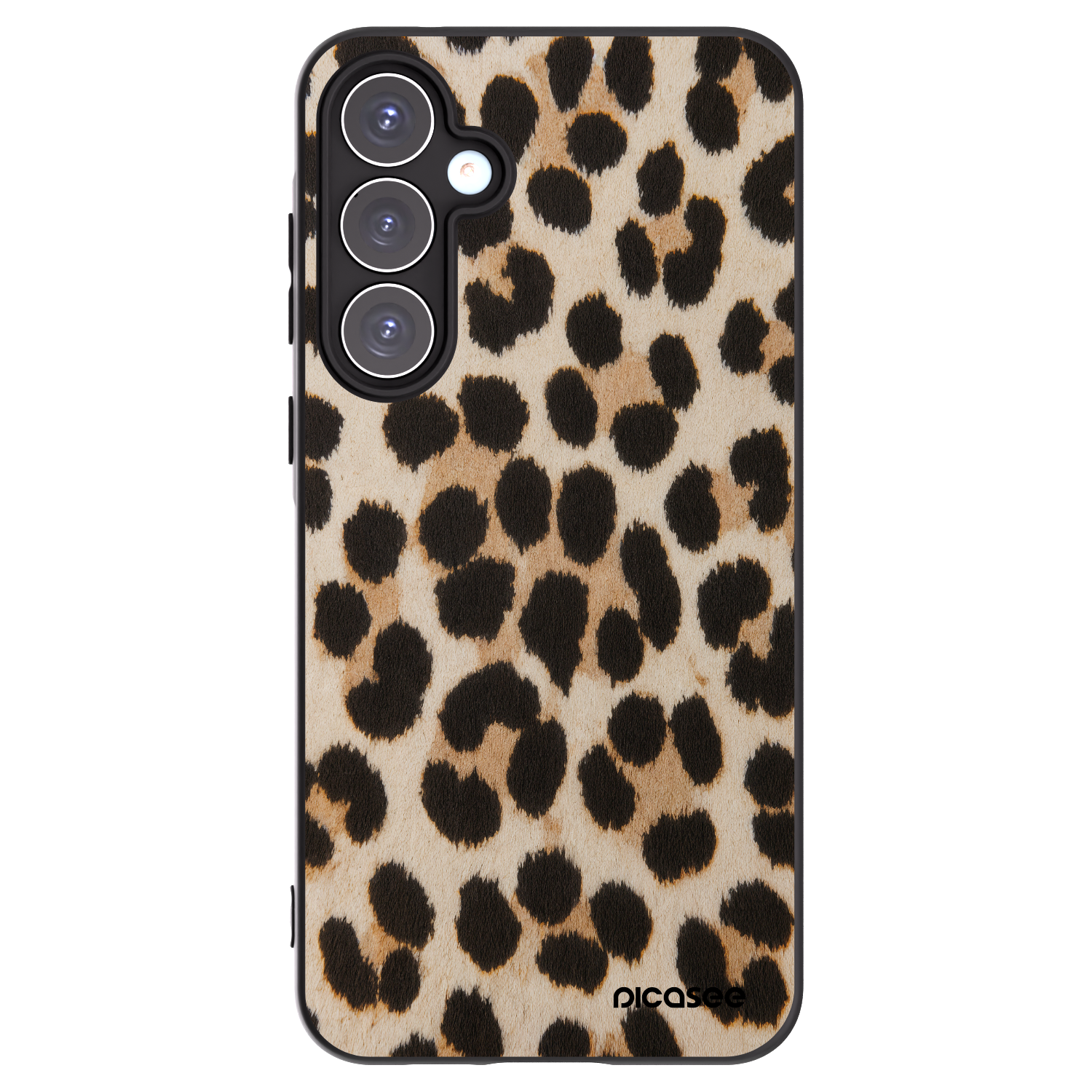 Picasee silikonowe czarne etui na Samsung Galaxy A55 5G A556B - Brown Tiger