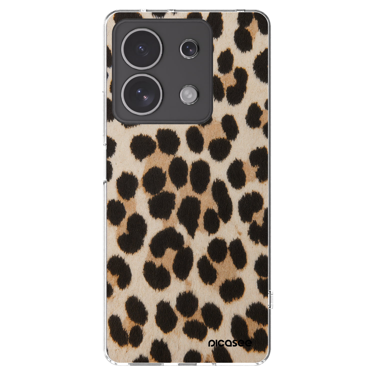 Picasee silikonowe przeźroczyste etui na Xiaomi Redmi Note 13 4G - Brown Tiger