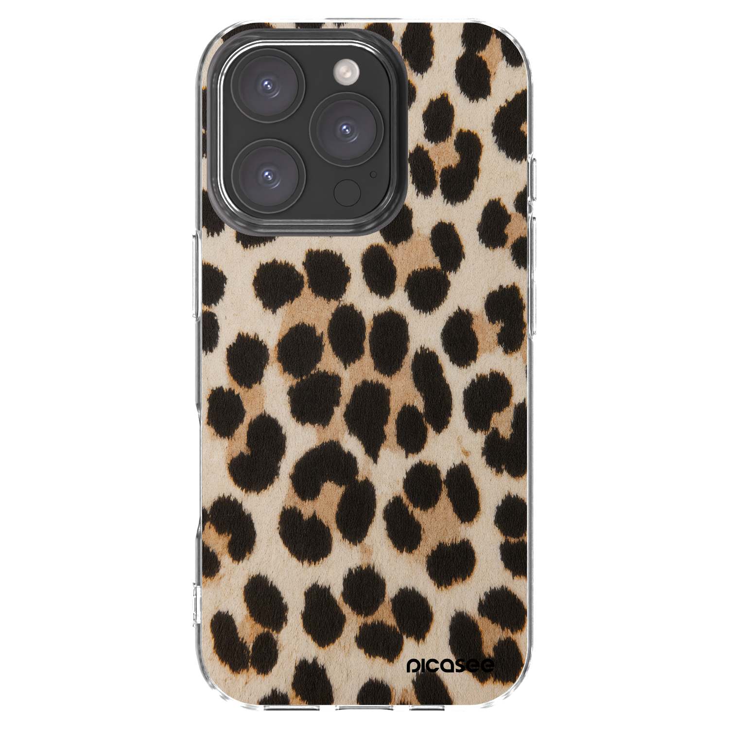 Picasee silikonowe przeźroczyste etui na Apple iPhone 16 Pro - Brown Tiger