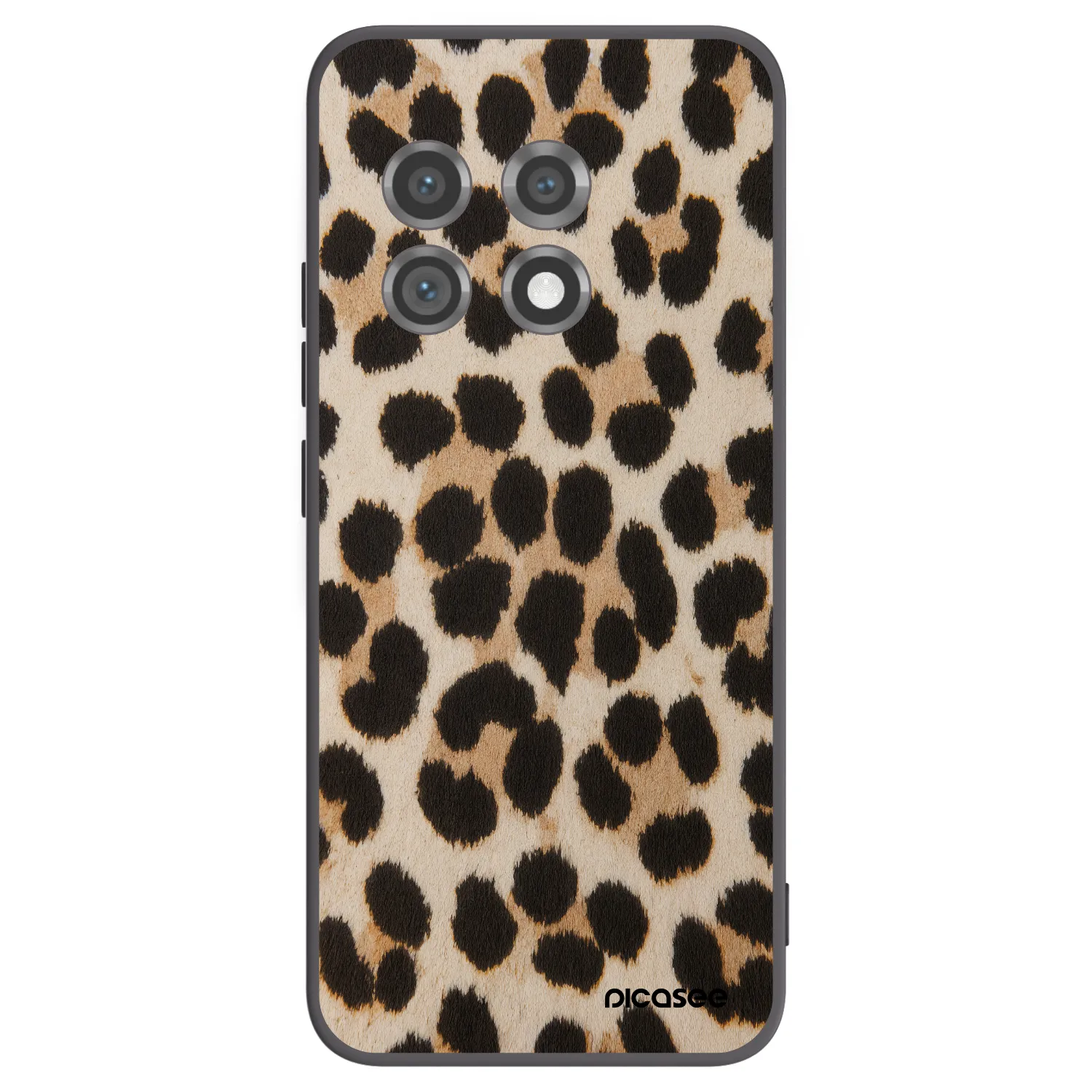 Picasee silikonowe czarne etui na OnePlus 11 5G - Brown Tiger