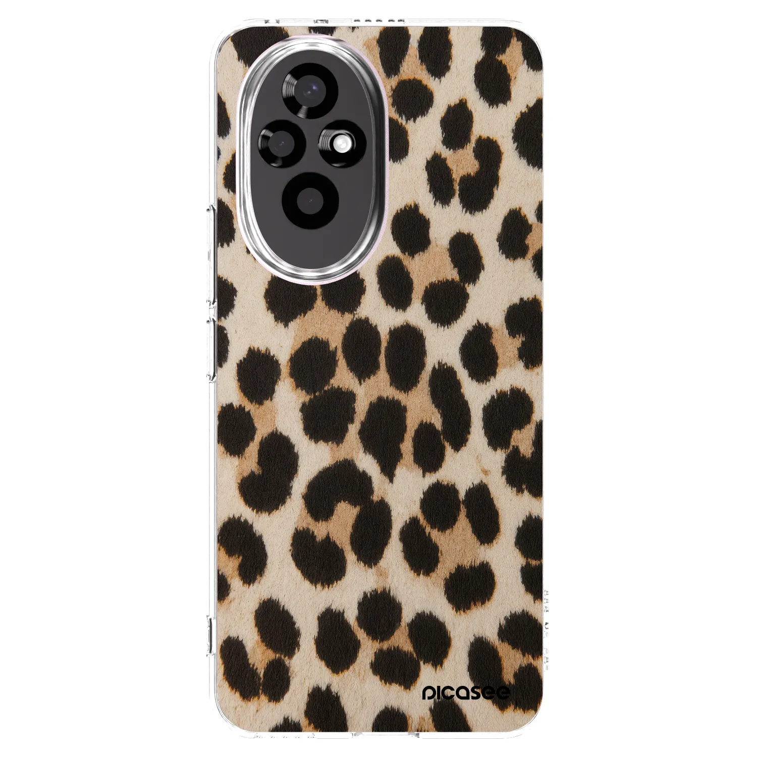 Picasee silikonowe przeźroczyste etui na Honor 200 Pro 5G - Brown Tiger