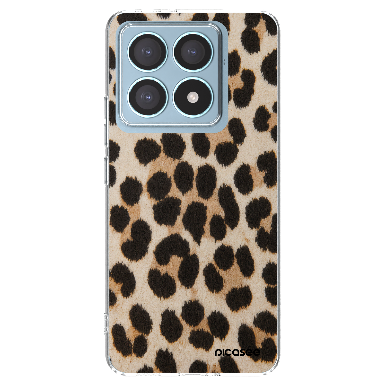 Picasee silikonowe przeźroczyste etui na Xiaomi 14T Pro - Brown Tiger