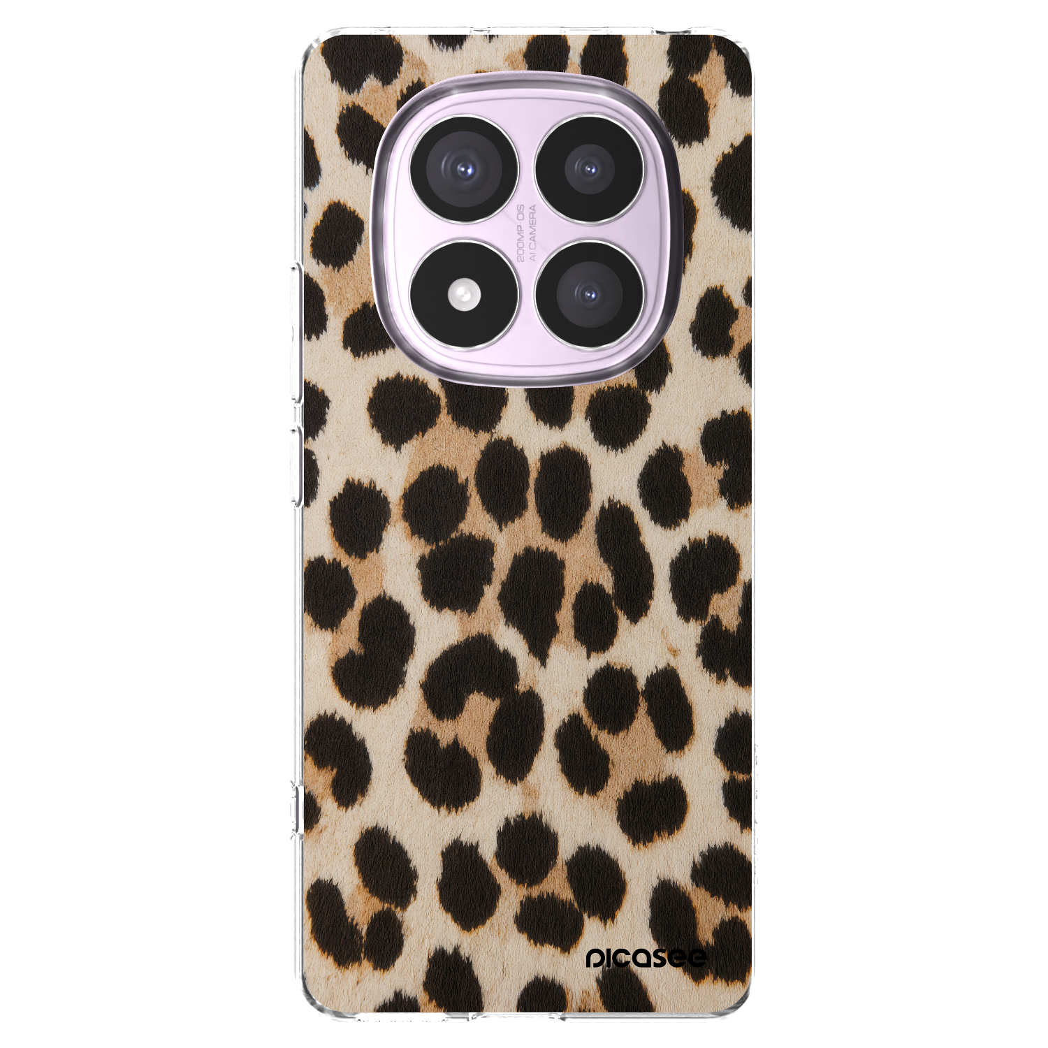 Picasee silikonowe przeźroczyste etui na Xiaomi Redmi Note 14 Pro 5G - Brown Tiger