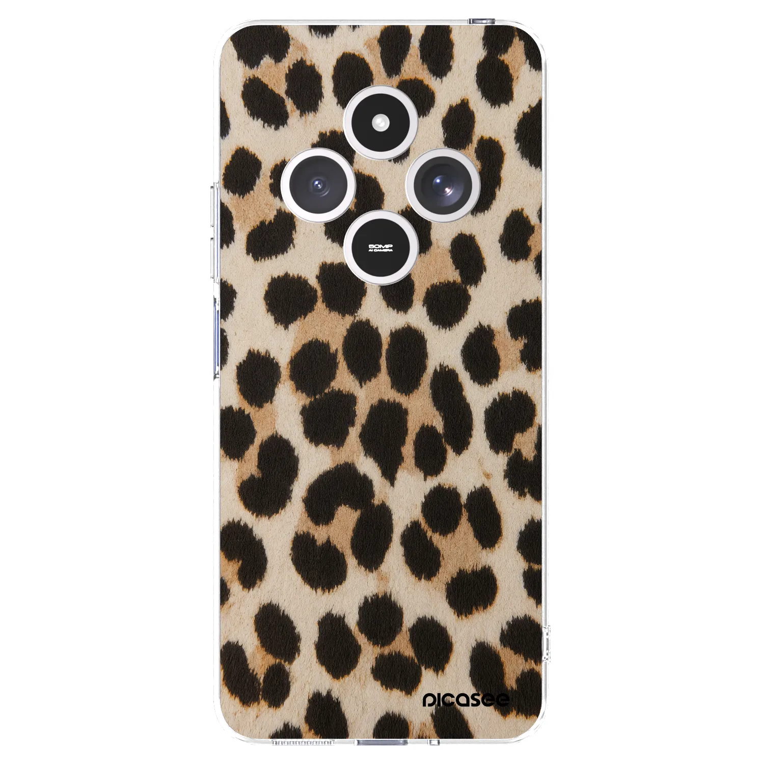 Picasee silikonowe przeźroczyste etui na Xiaomi Redmi 14C - Brown Tiger