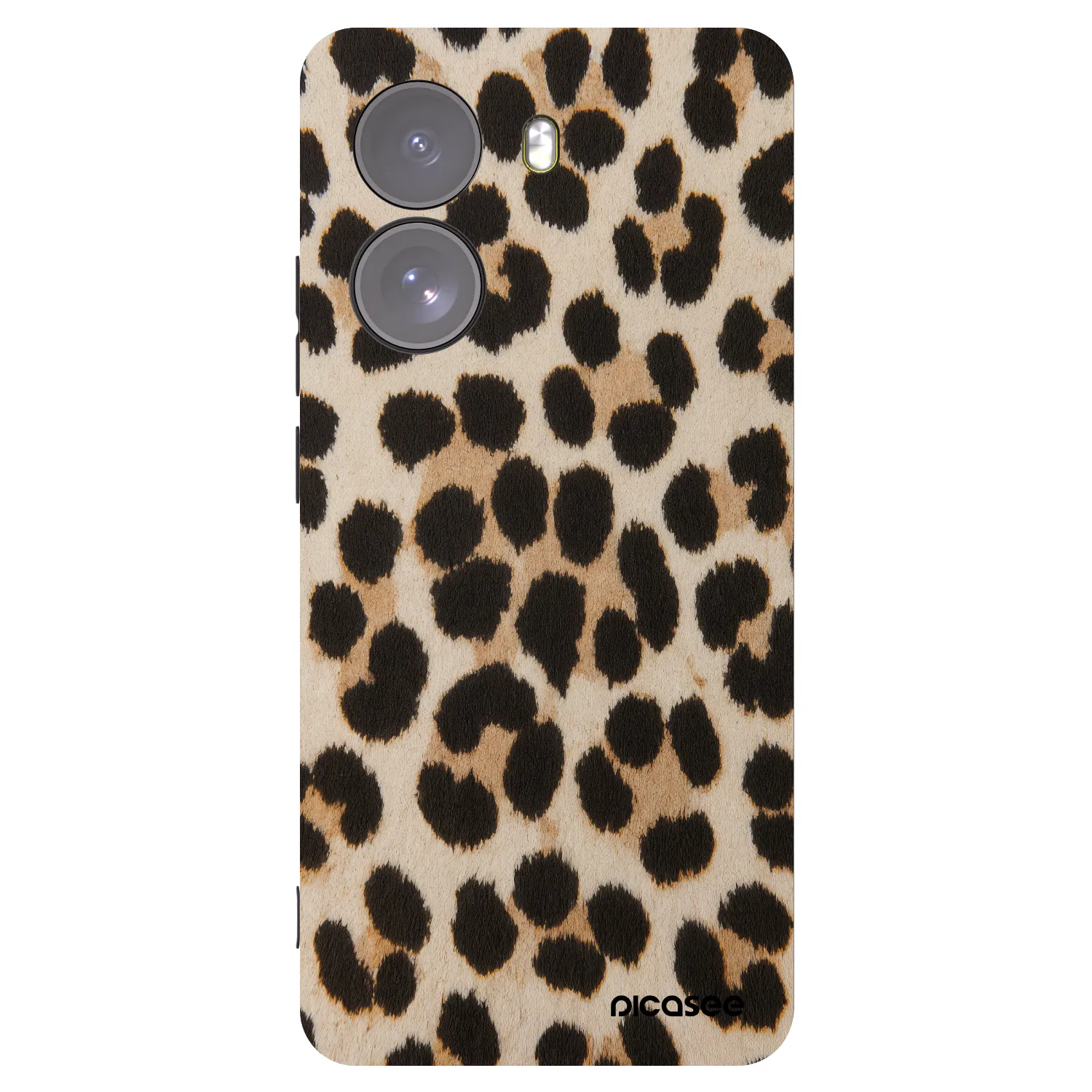 Picasee silikonowe czarne etui na Xiaomi Poco X7 - Brown Tiger