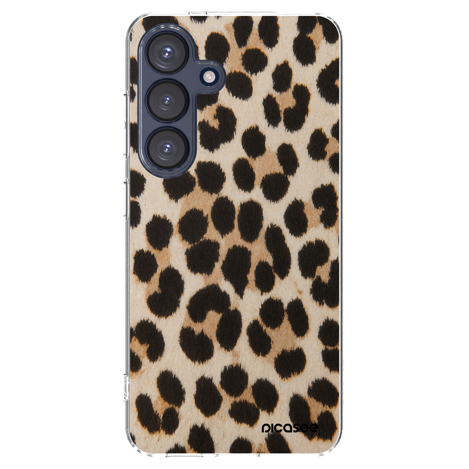 Picasee silikonowe przeźroczyste etui na Samsung Galaxy S25 5G - Brown Tiger