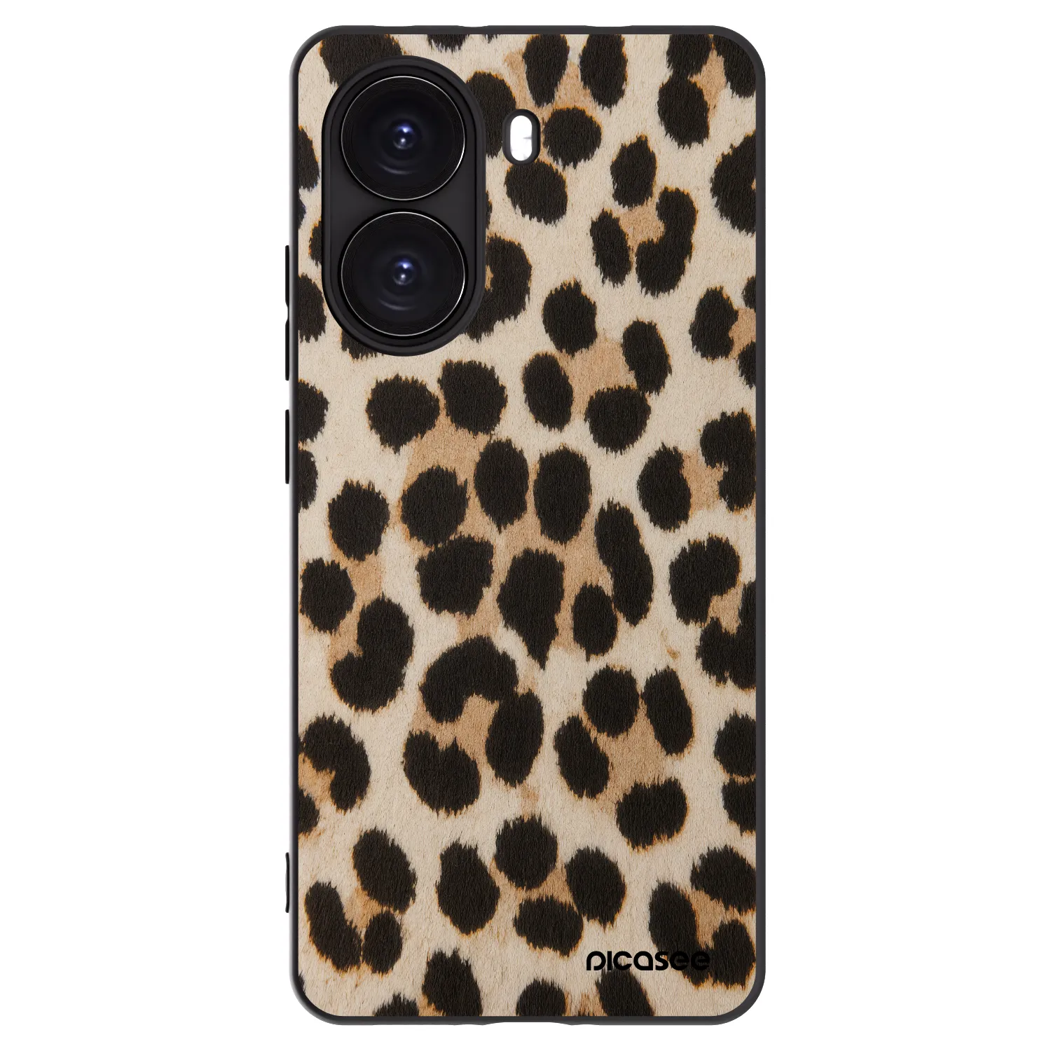 Picasee silikonowe czarne etui na Xiaomi Poco X7 Pro 5G - Brown Tiger