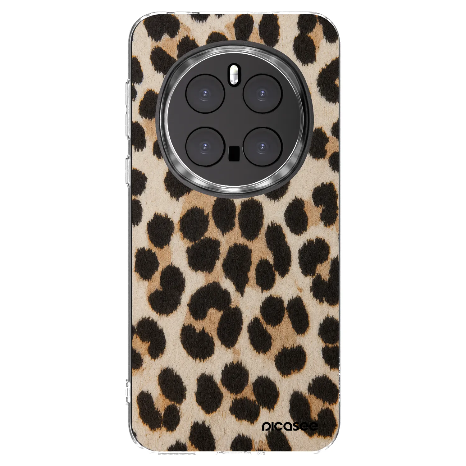 Picasee silikonowe przeźroczyste etui na Honor Magic7 Pro 5G - Brown Tiger