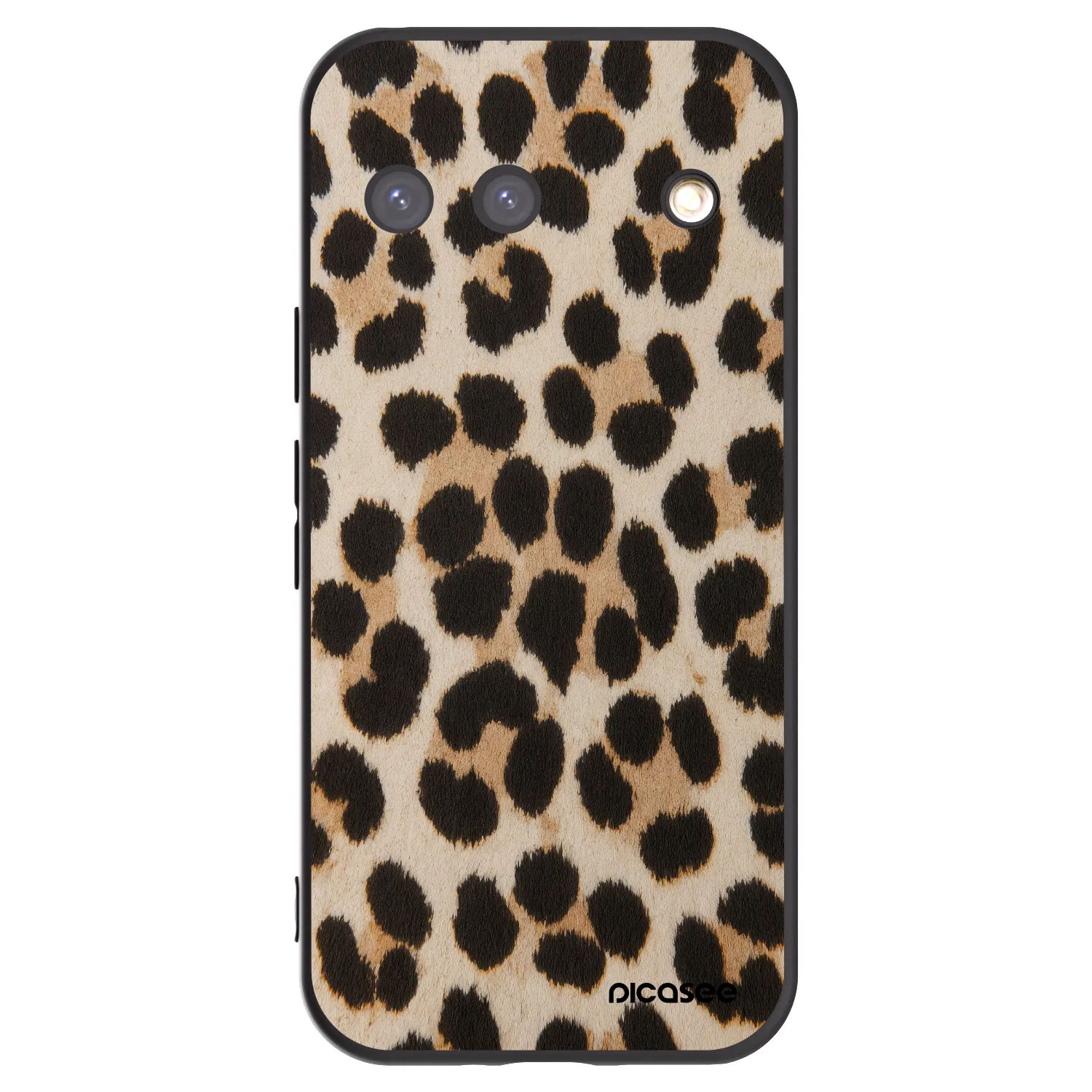 Picasee silikonowe czarne etui na Google Pixel 9 - Brown Tiger