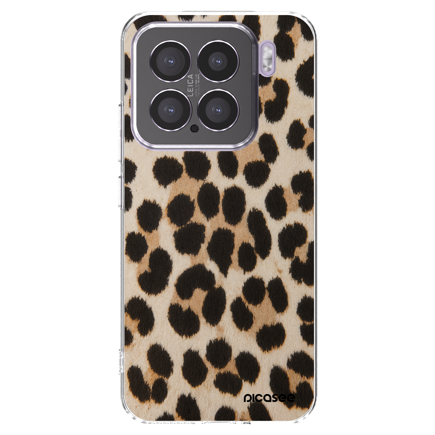 Picasee silikonowe przeźroczyste etui na Xiaomi 15 - Brown Tiger