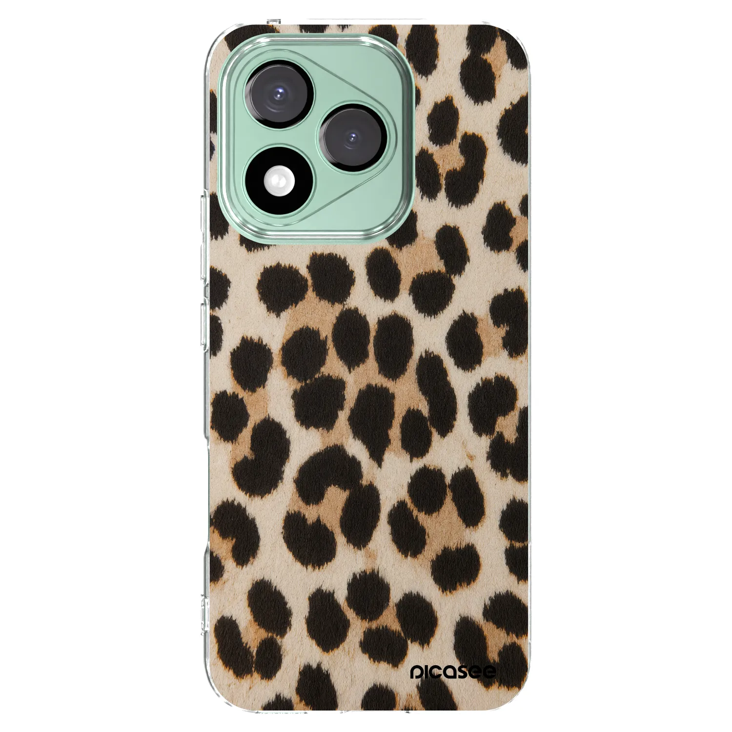 Picasee silikonowe przeźroczyste etui na Honor 400 Lite 5G - Brown Tiger