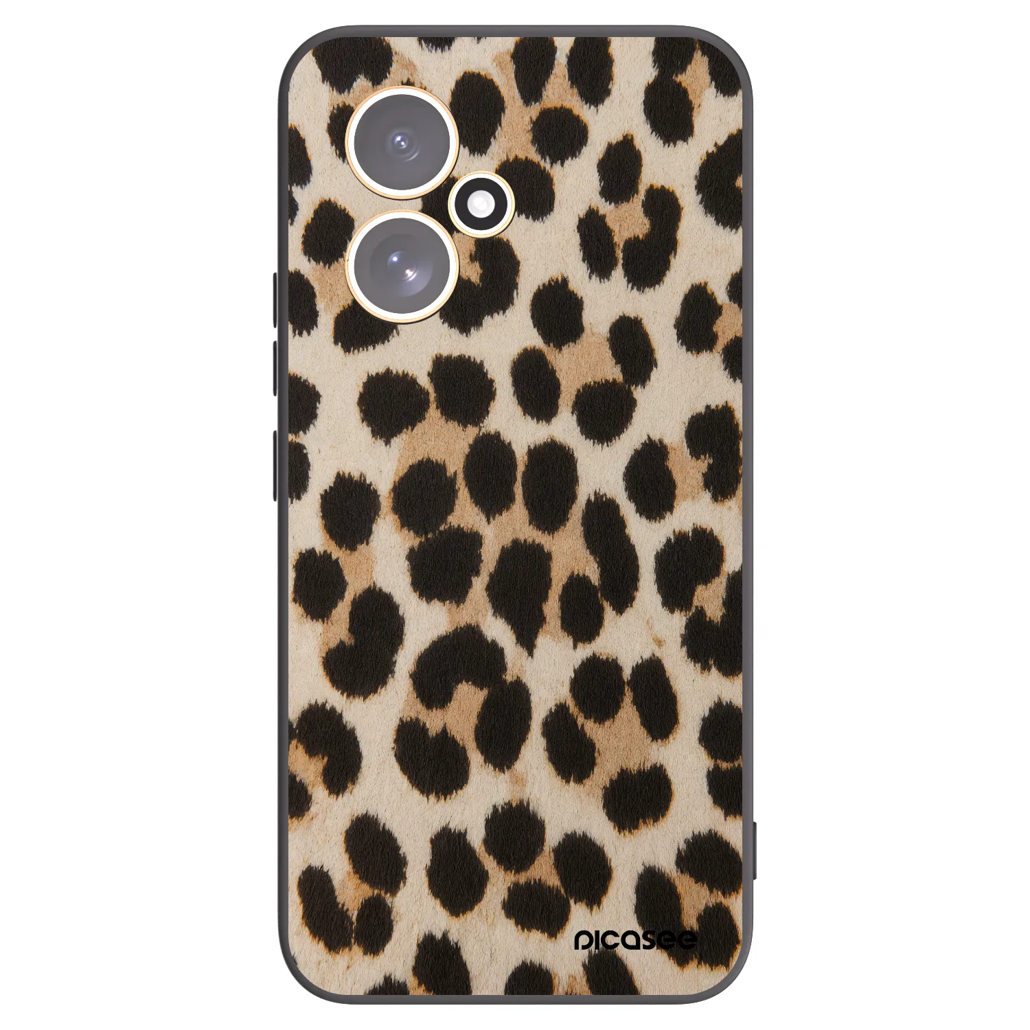 Picasee silikonowe czarne etui na Honor 400 5G - Brown Tiger